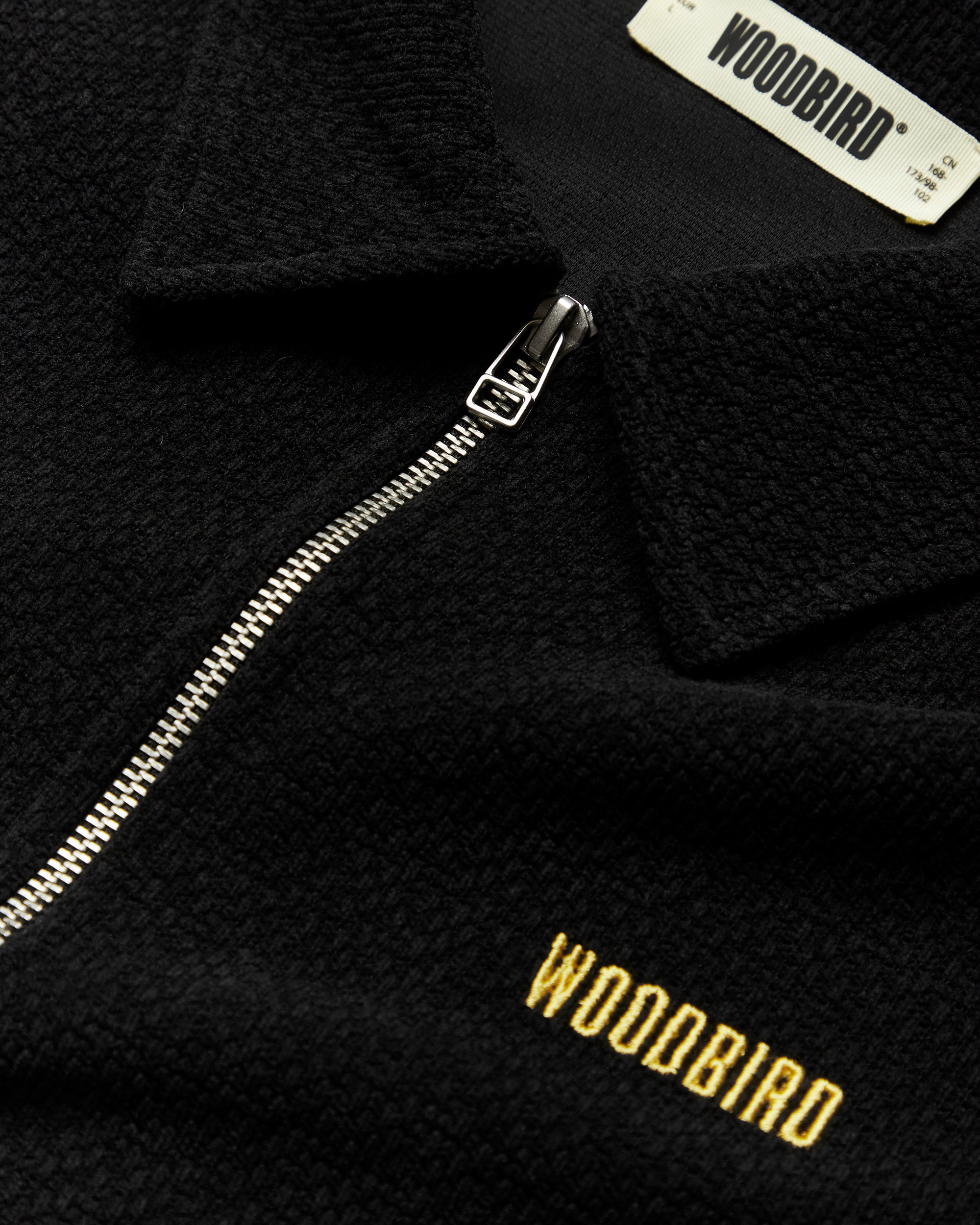 Hiro Ls Jiu Zip Polo | Black