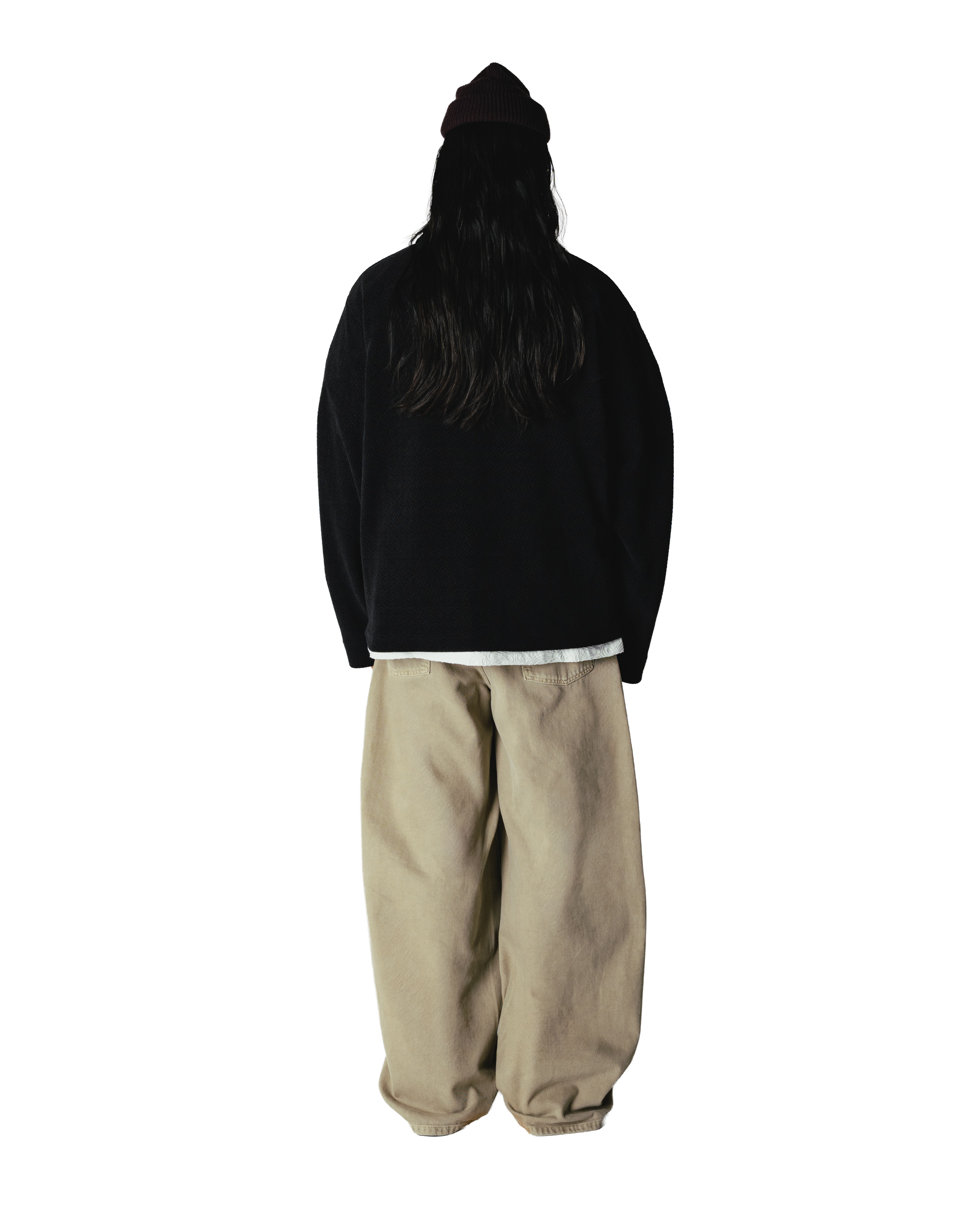 Hiro Ls Jiu Zip Polo | Black