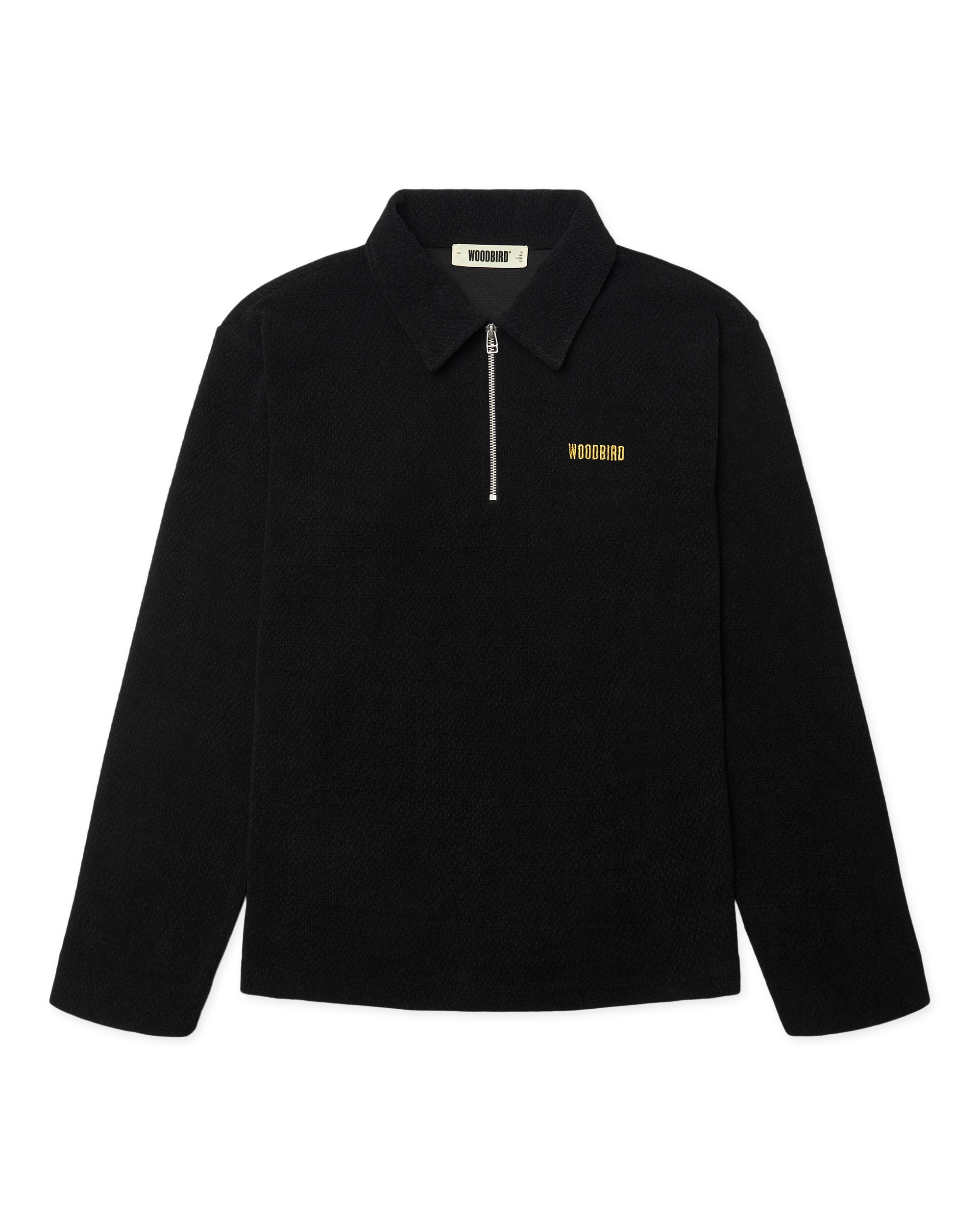 Hiro Ls Jiu Zip Polo | Black