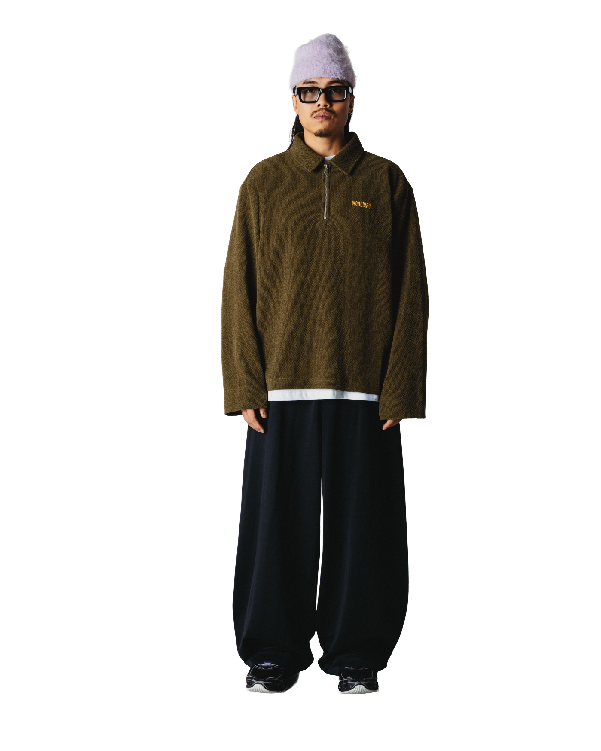 Hiro Ls Jiu Zip Polo | Dark Olive