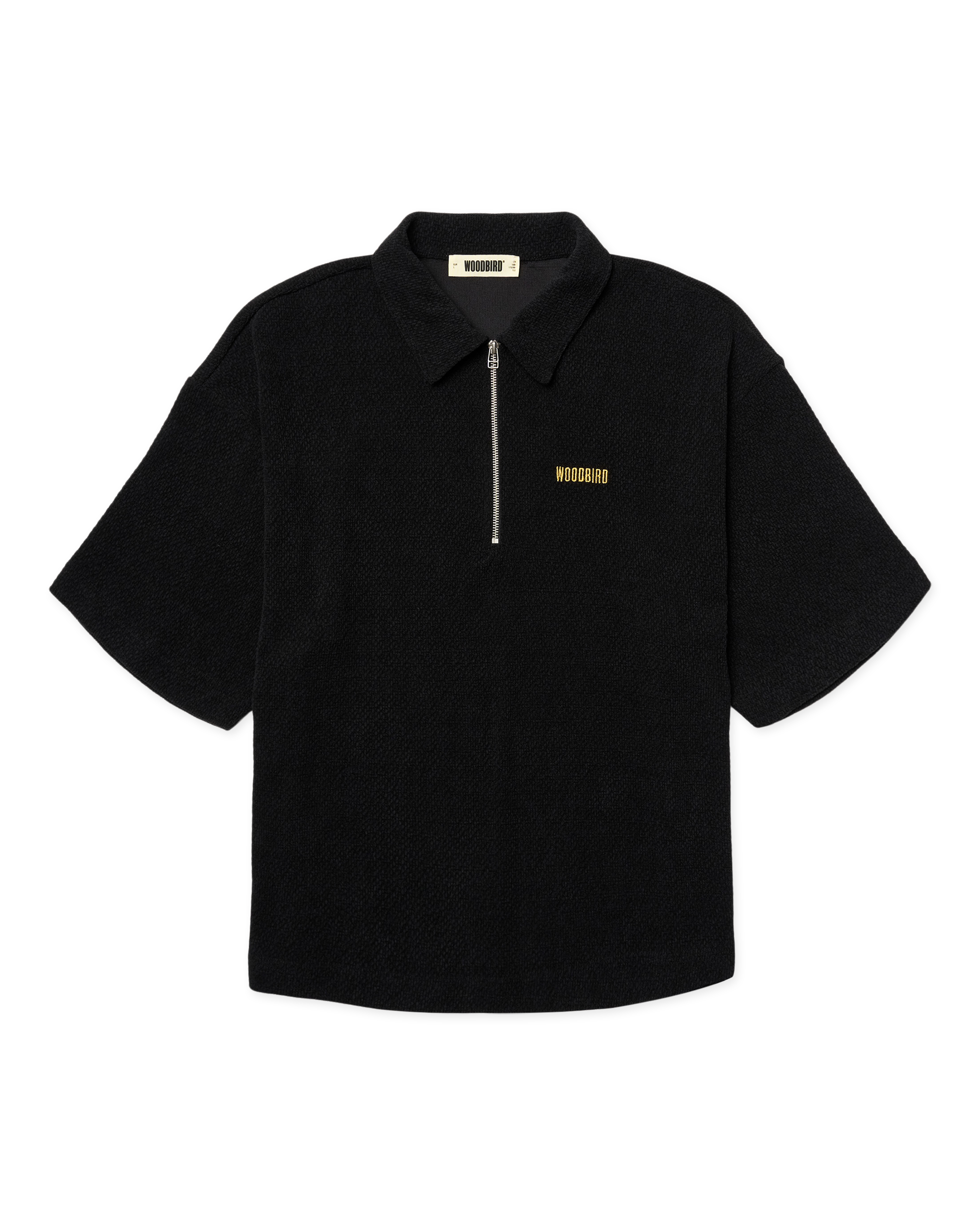 Hiro Ss Jiu Zip Polo | Black