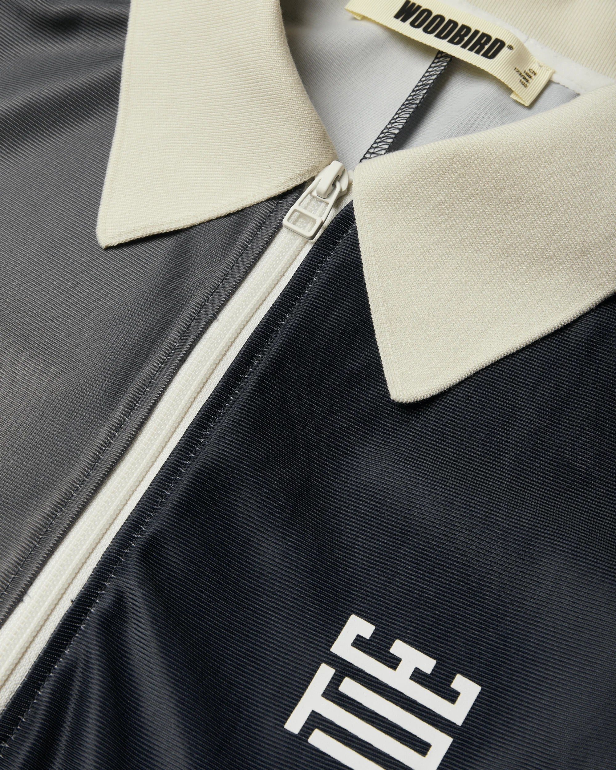Hiro Sport Zip Polo | Slate Blue