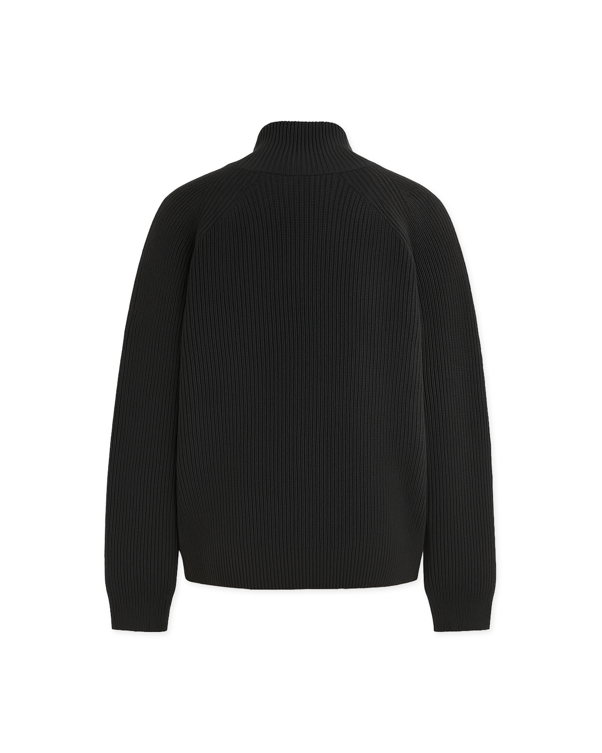 Jass Wool Zip | Black