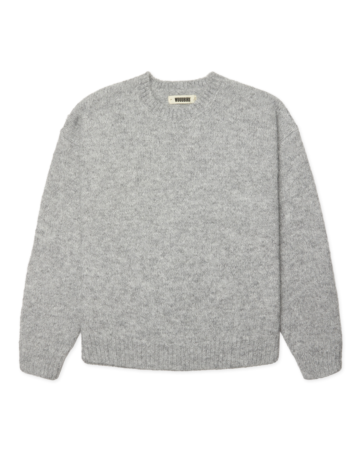 Kurt Mohairy Crew | Dark Grey Melange
