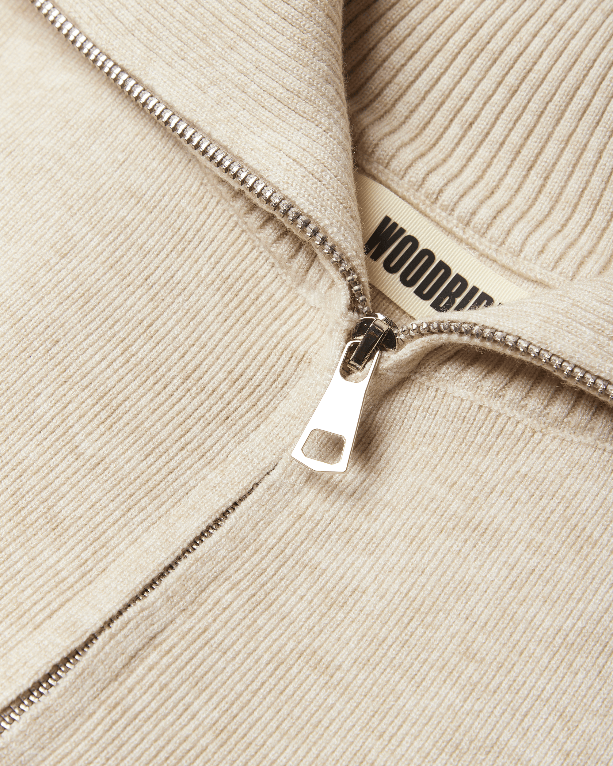 Lily Full Zip Cardigan | Light Sand