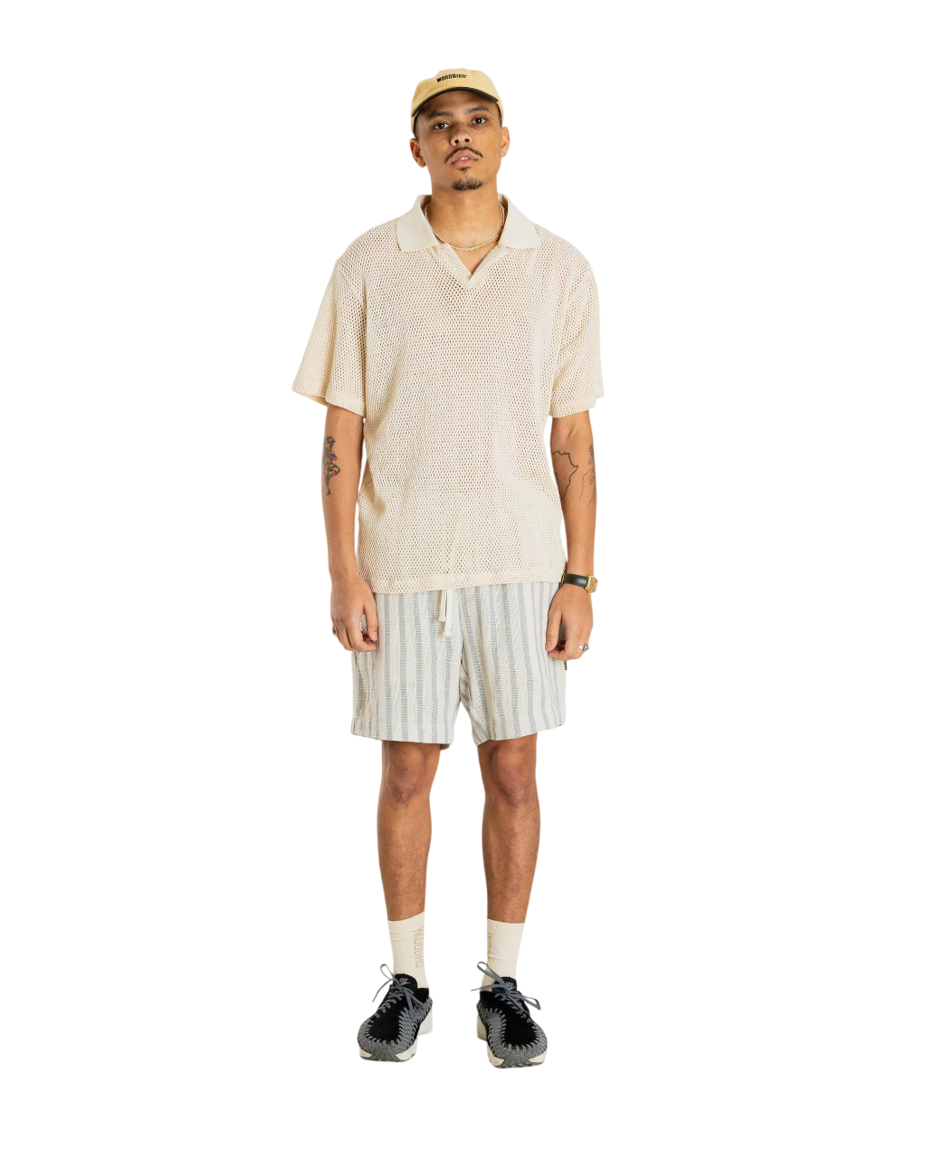 Moul Mesh Polo | Off White