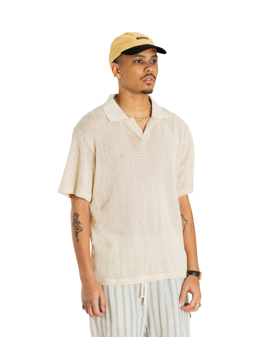 Moul Mesh Polo | Off White