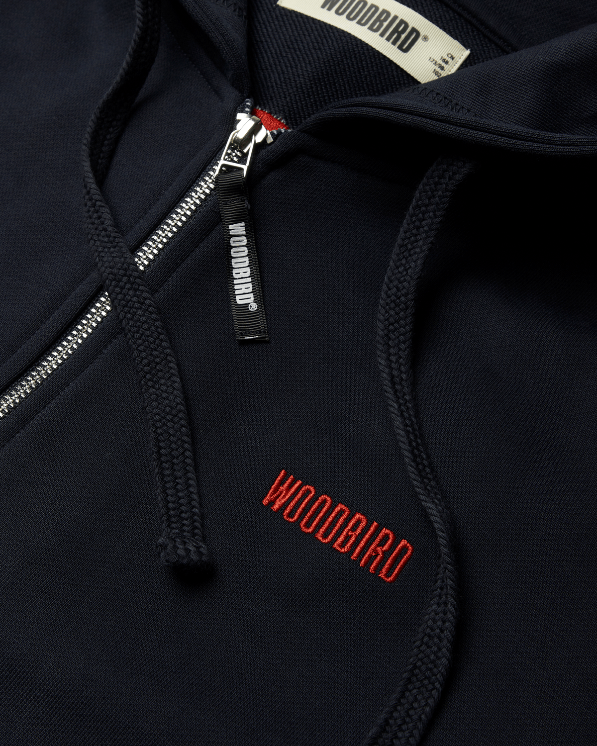 Paw Emblem Zip Hoodie | Dark Navy