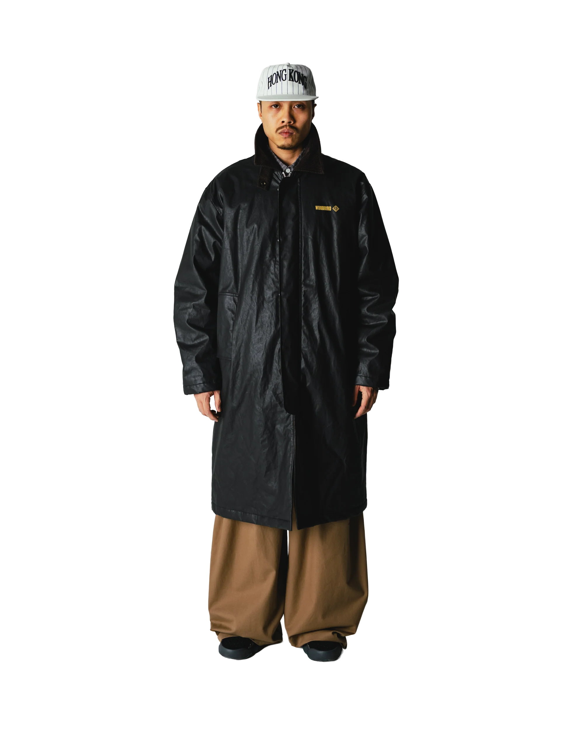 Ping Waxed Coat | Black