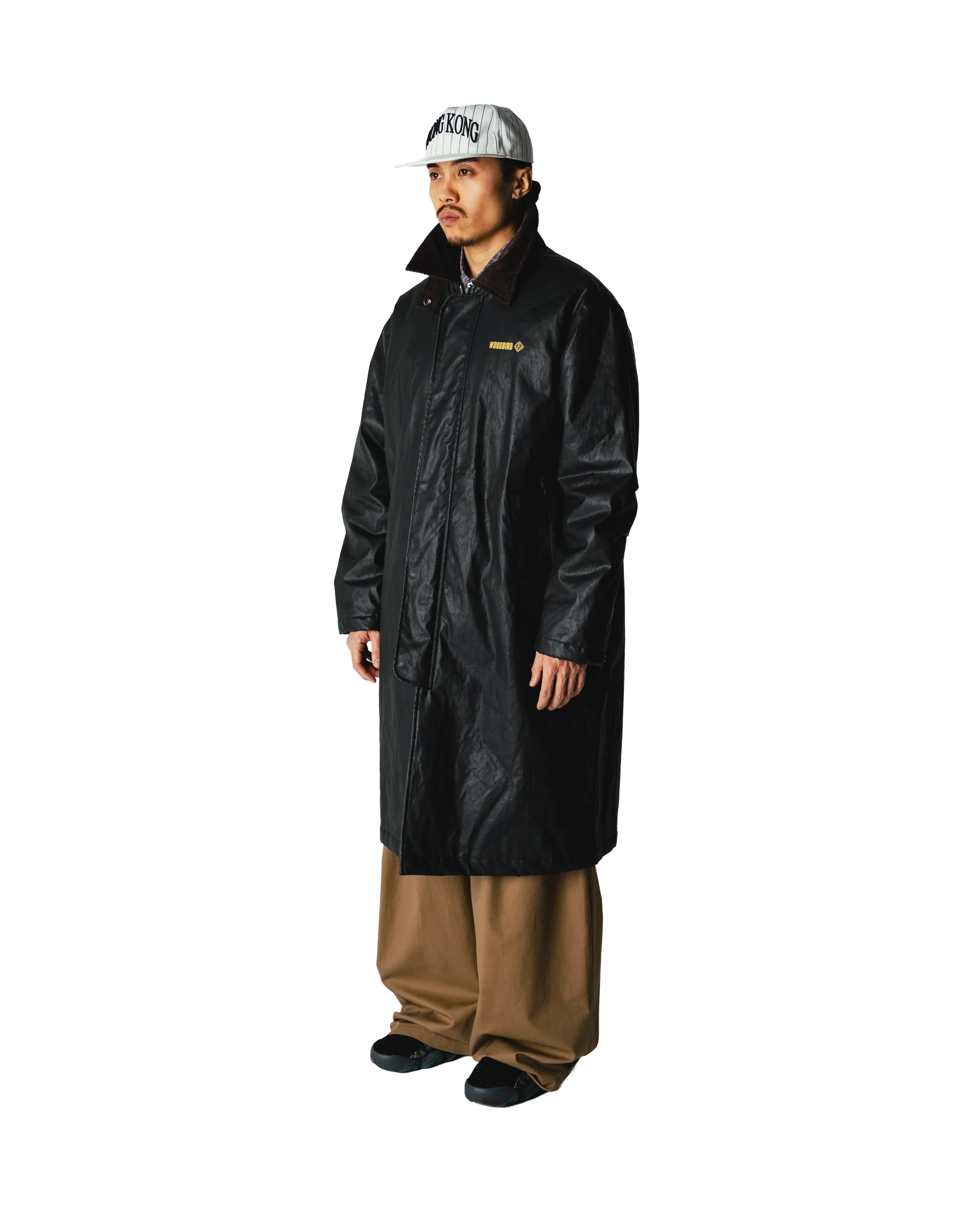 Ping Waxed Coat | Black