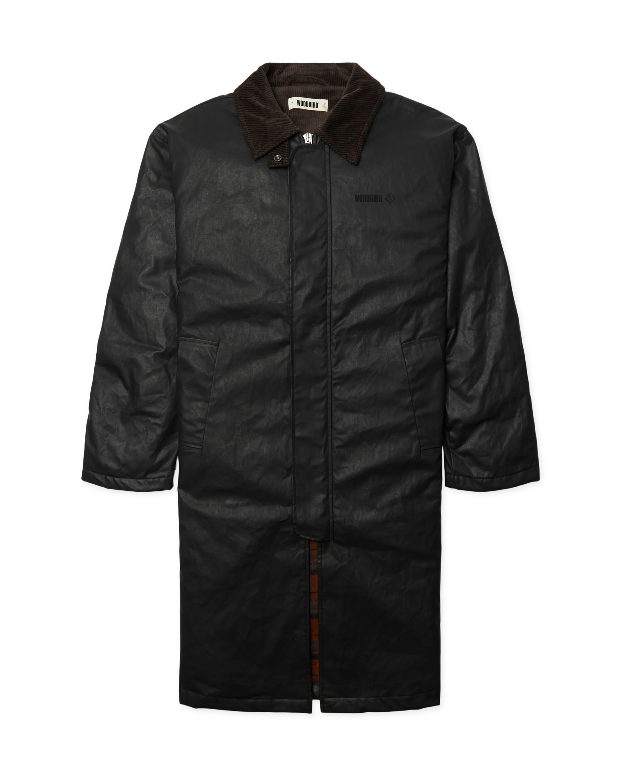 Ping Waxed Coat | Black