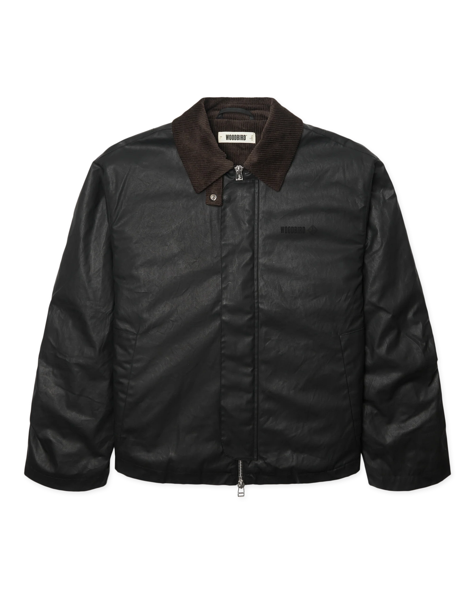 Ping Waxed Short Jacket | Black