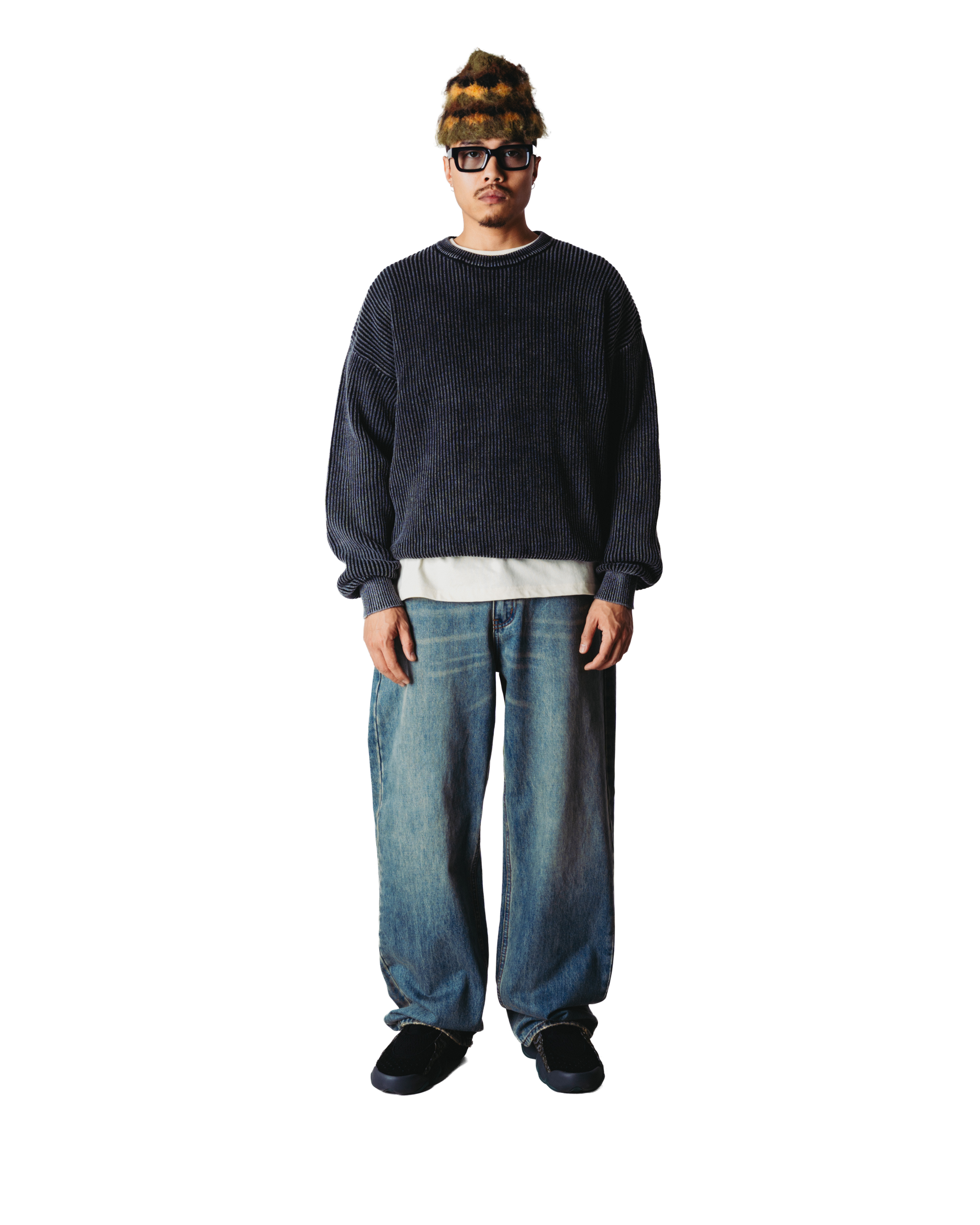 Sake Washed Crew | Washed Black