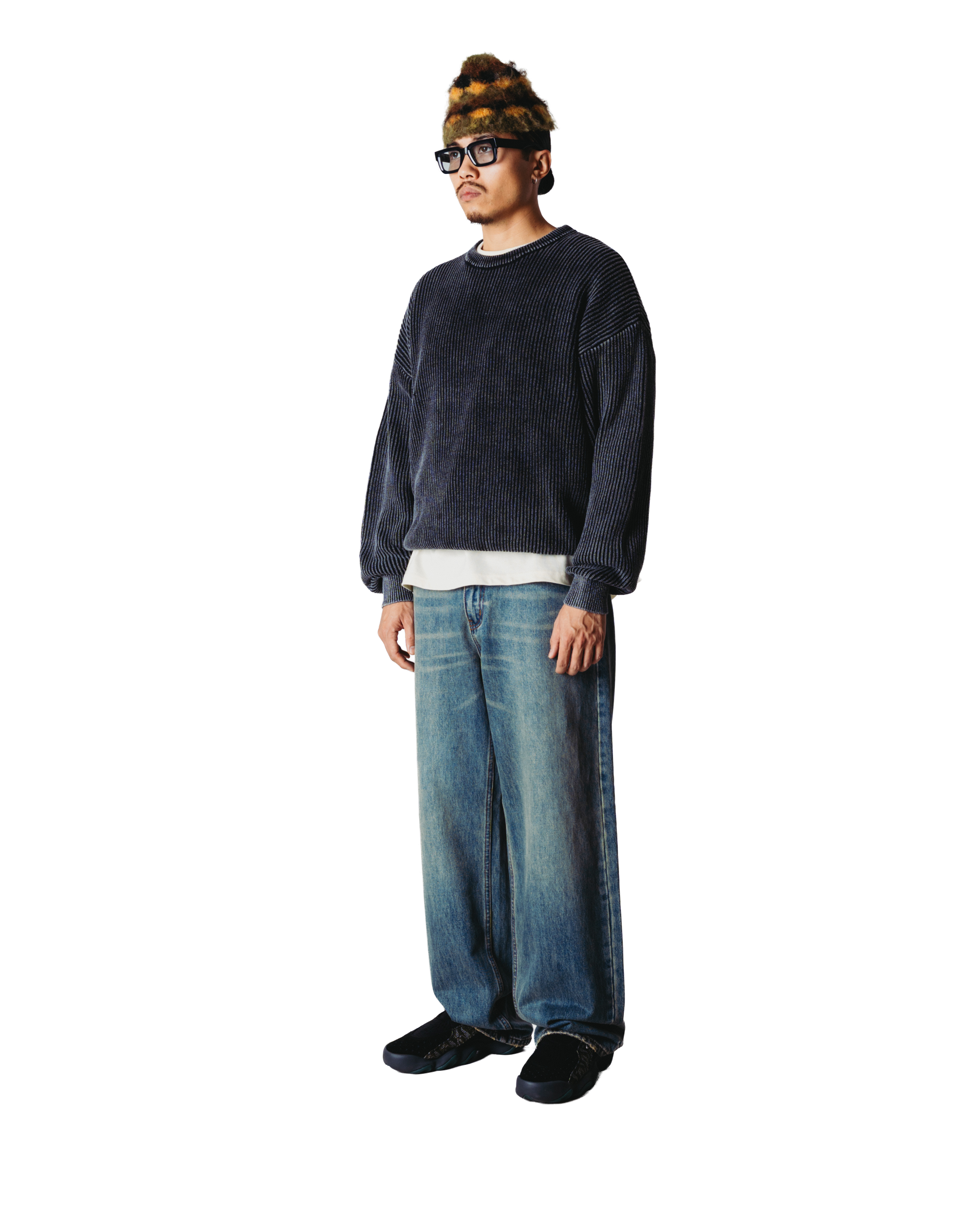 Sake Washed Crew | Washed Black