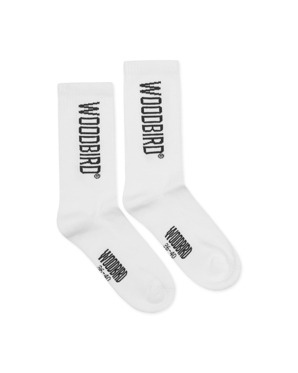 Tennis Logo Socks | White-black
