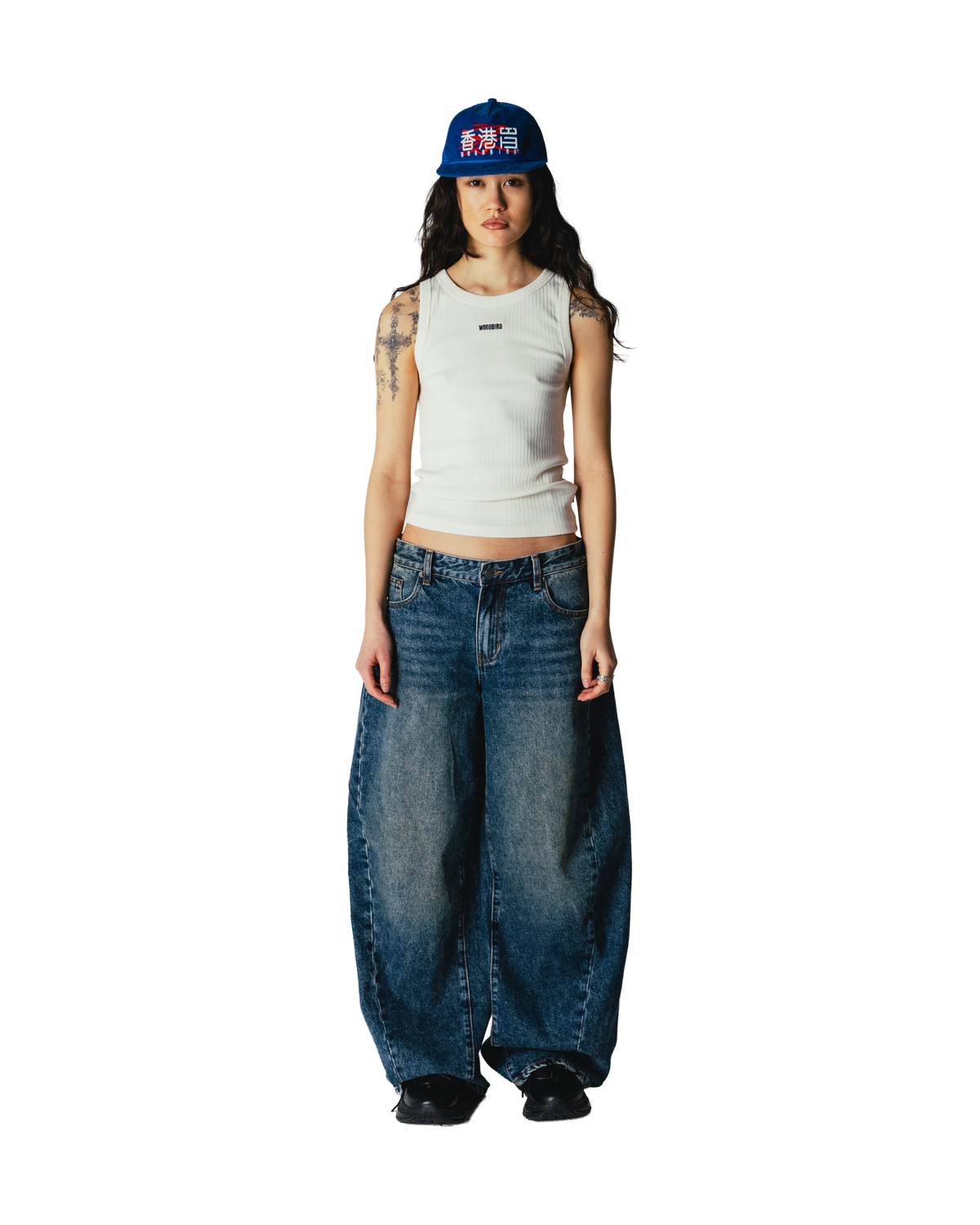 Vega Twisted Jeans | Blue Vintage