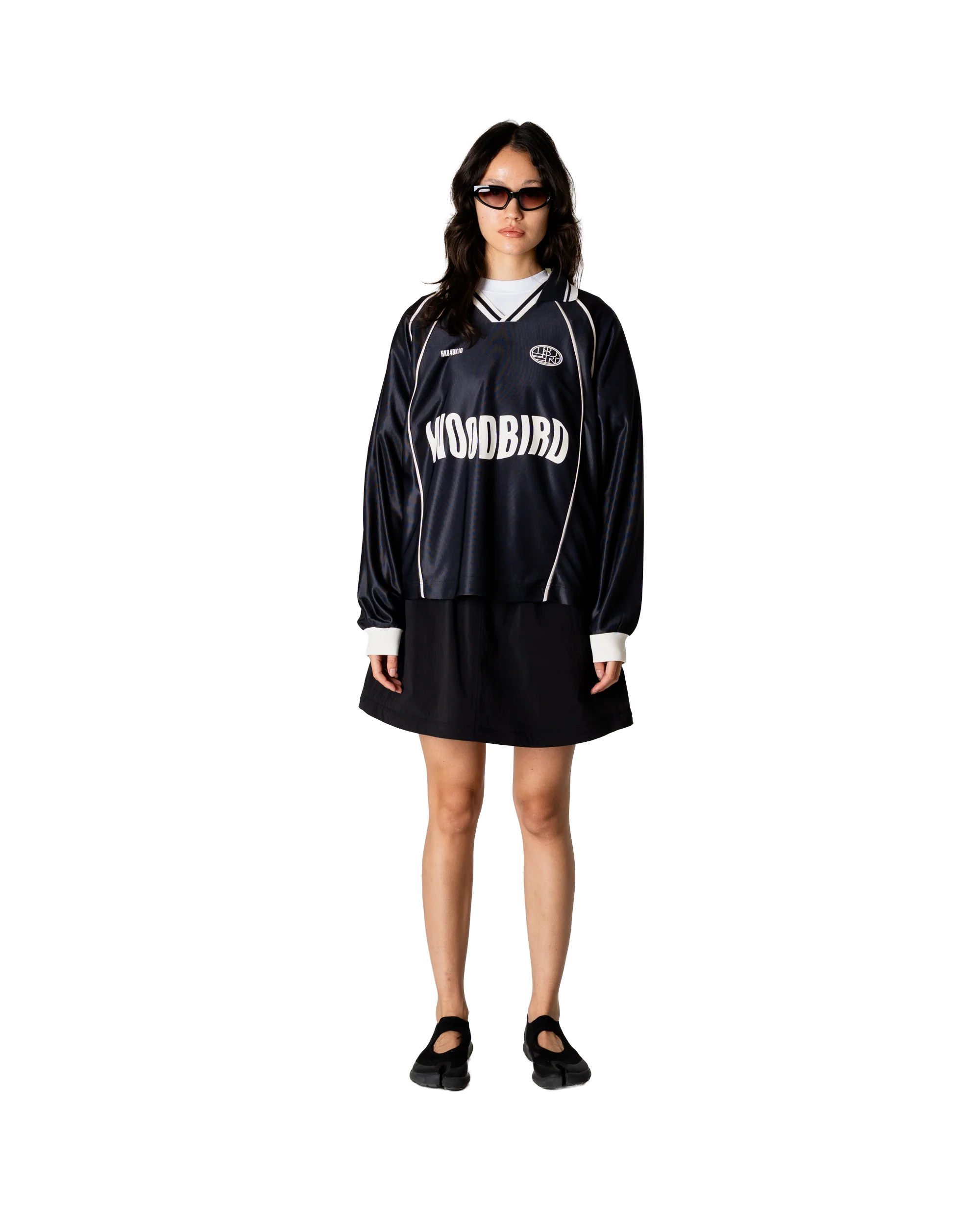 Waka L/S Sports Polo | Black