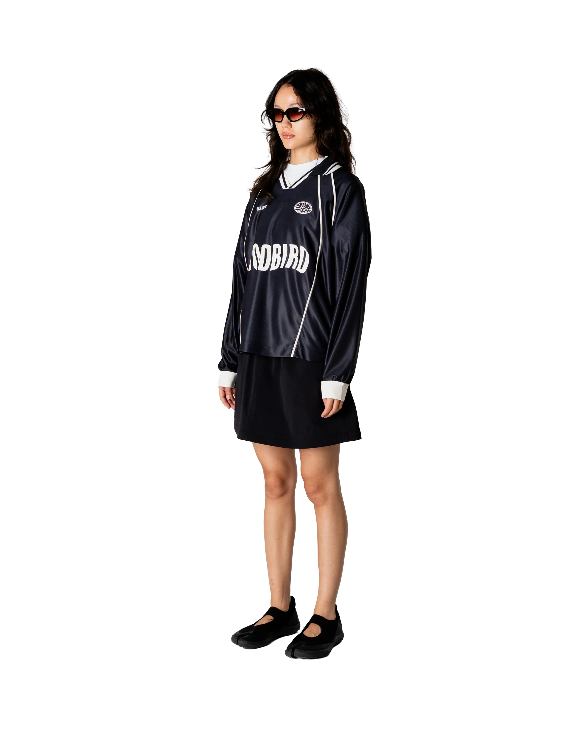 Waka L/S Sports Polo | Black