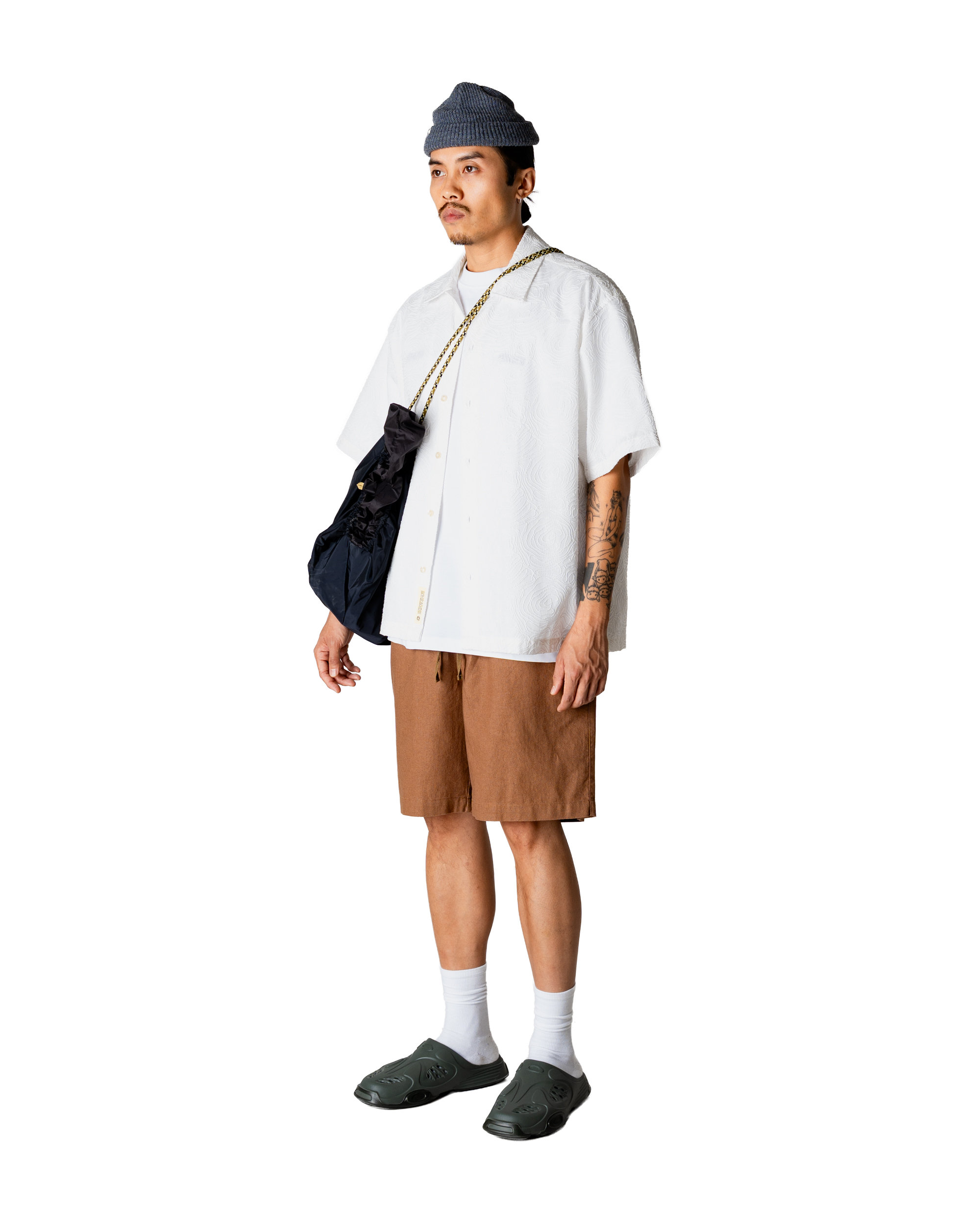 Wang Embroidery Shirt | Off White