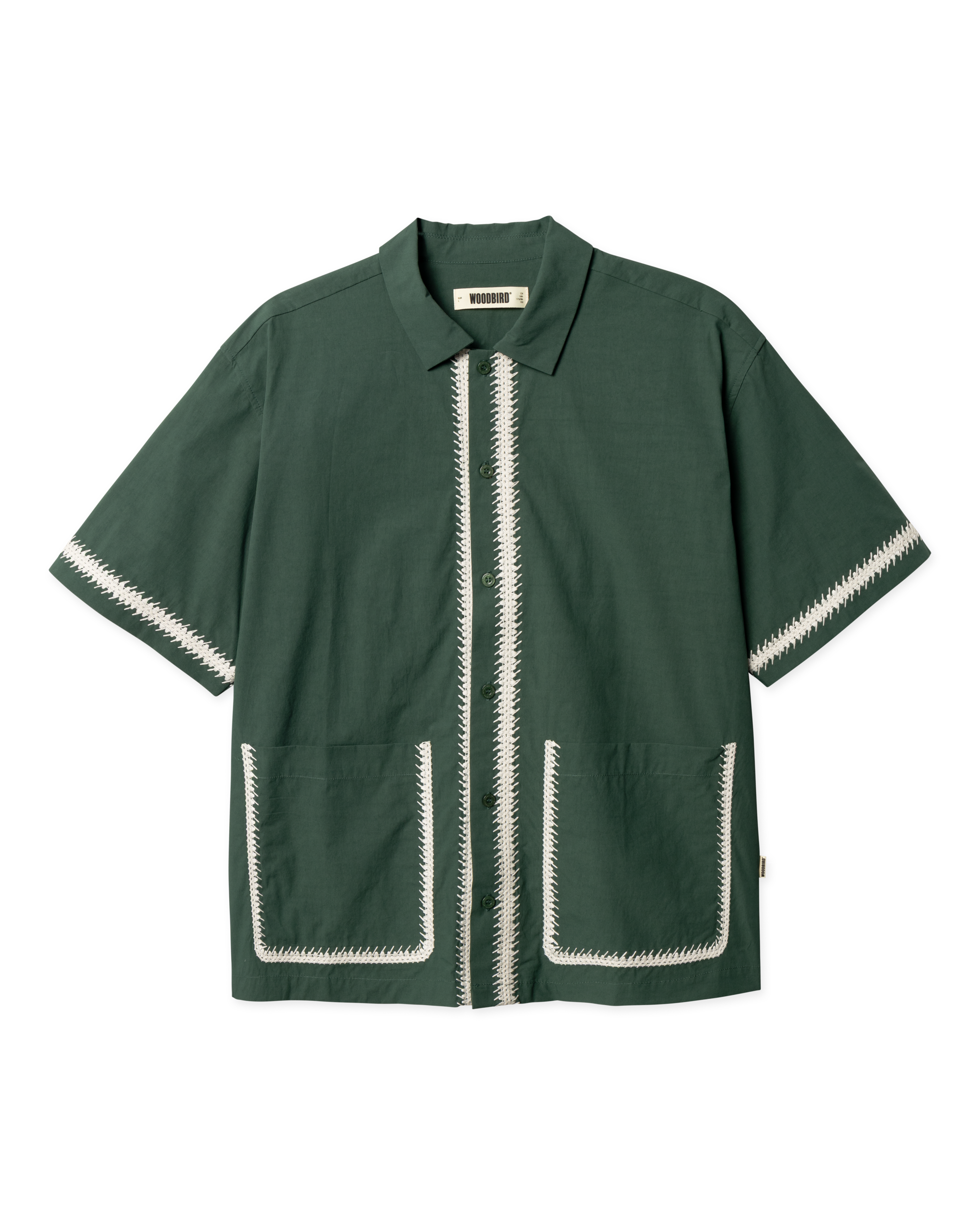 Wang Line Shirt | Pine Green