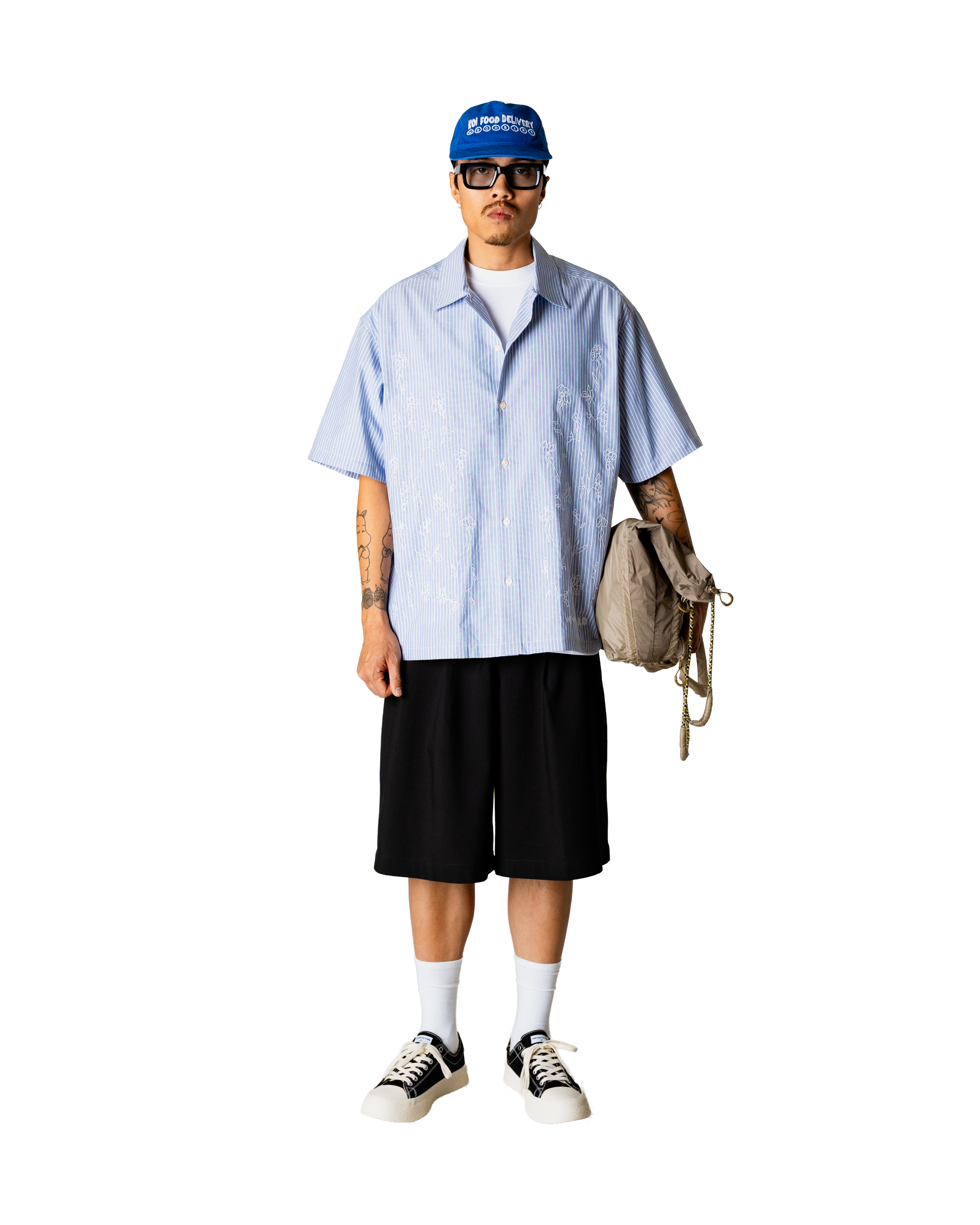 Wang Ox Flower Shirt | Light Blue