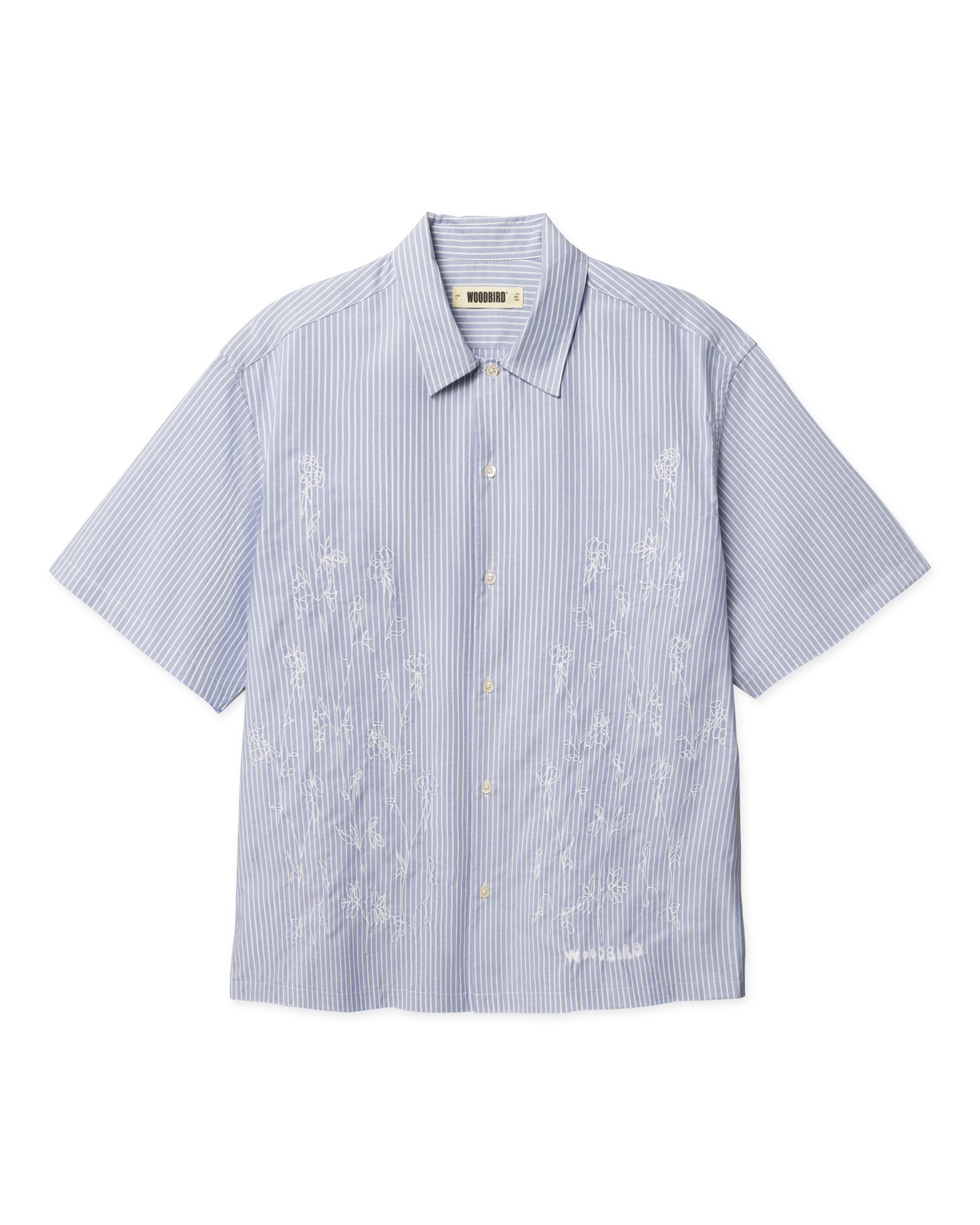 Wang Ox Flower Shirt | Light Blue