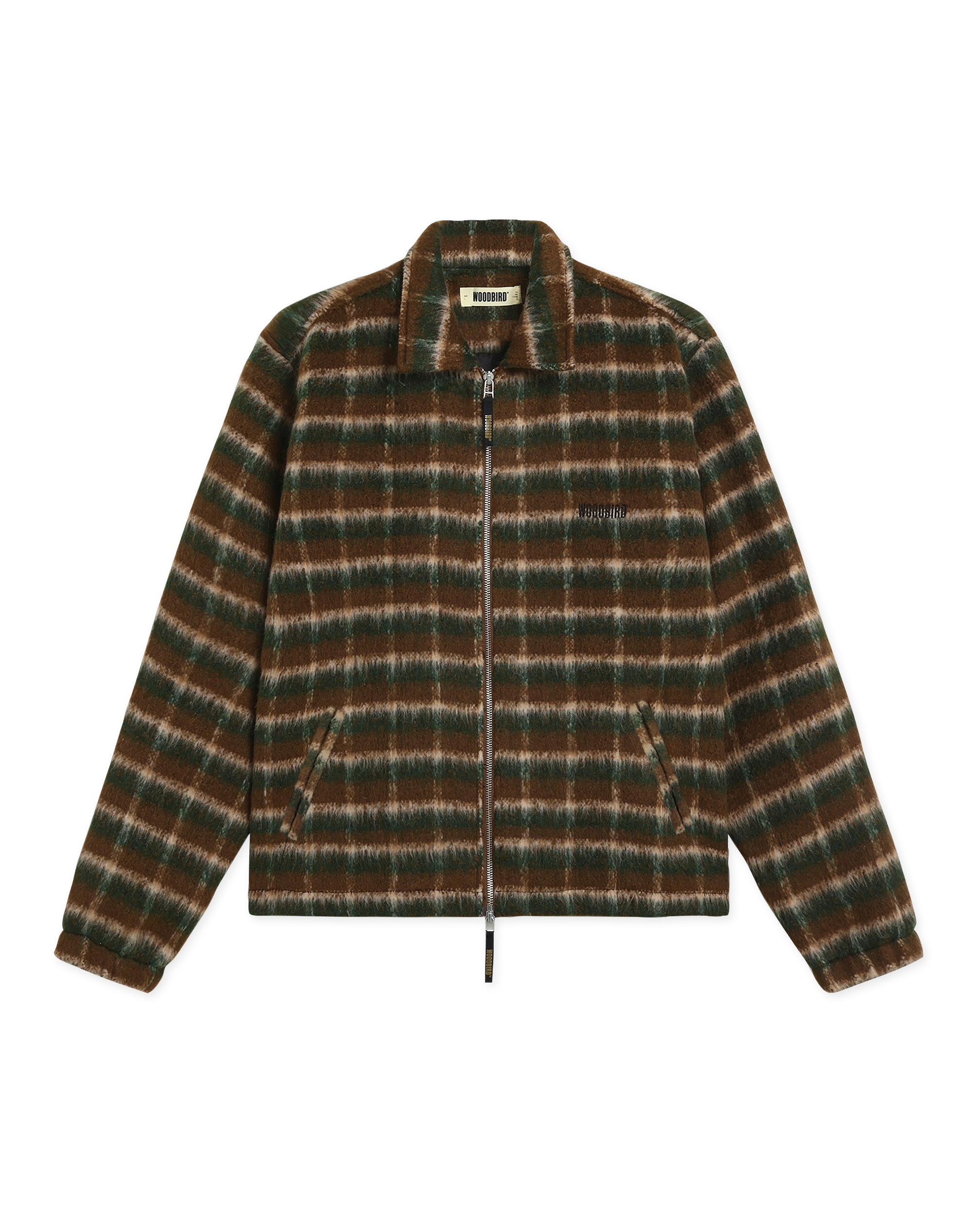 Youth Fuzzy Jacket | Dark Green