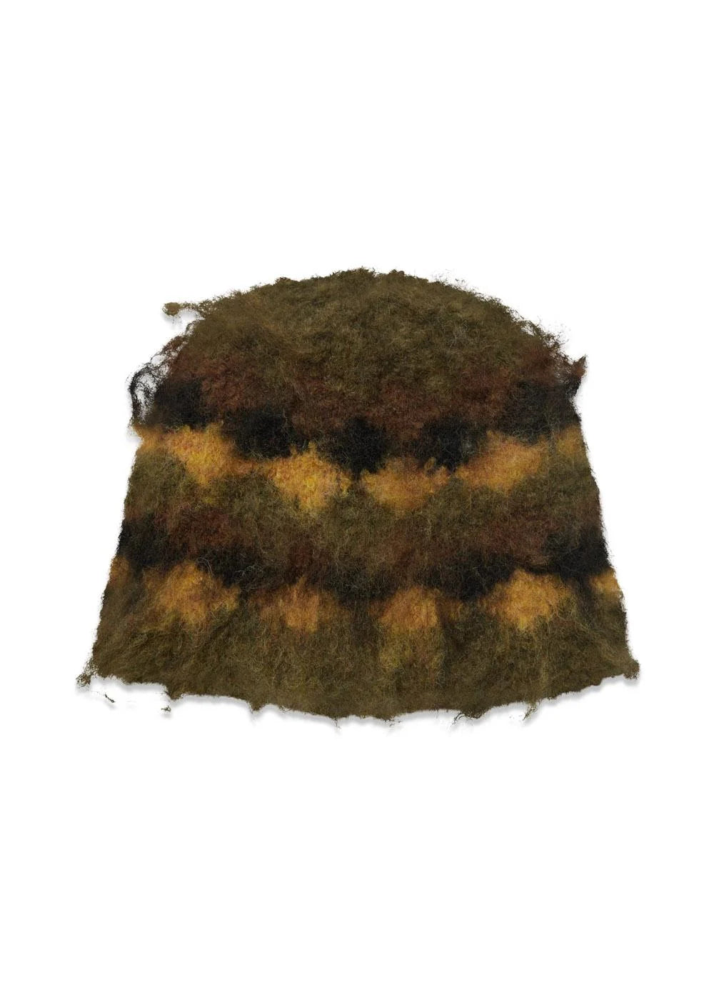 Yan Check Hairy Beanie | Black