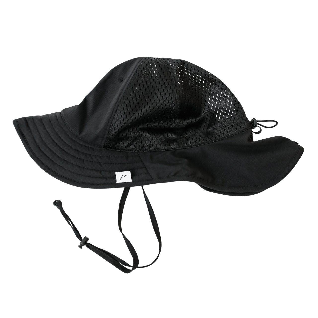 Stretch Nylon Hat	| Black
