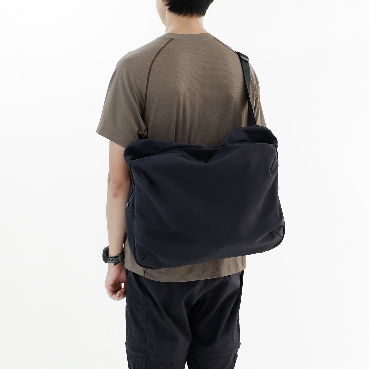 Shell Tote Double Layer | Black