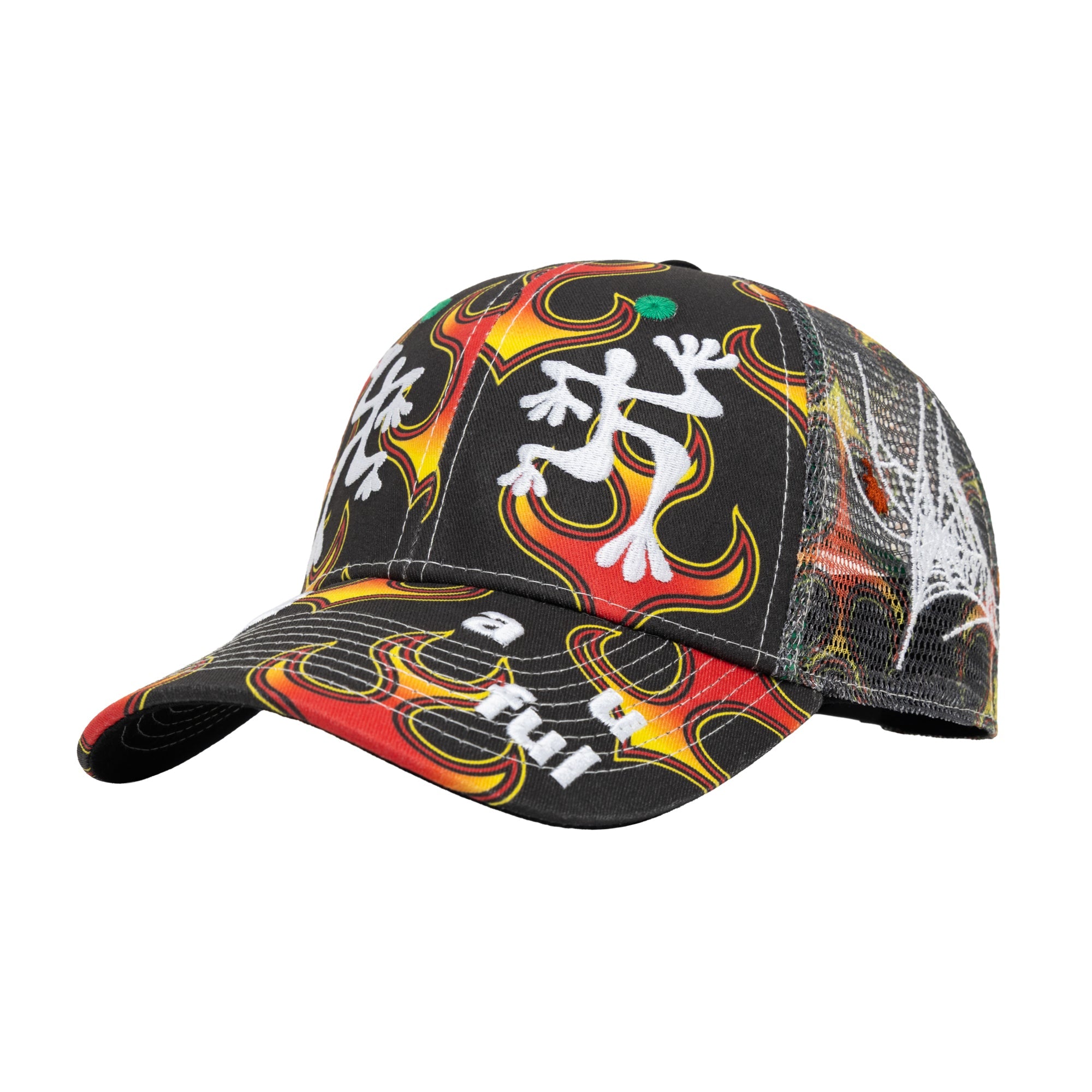 Biyu Hat | Red Flame / Black