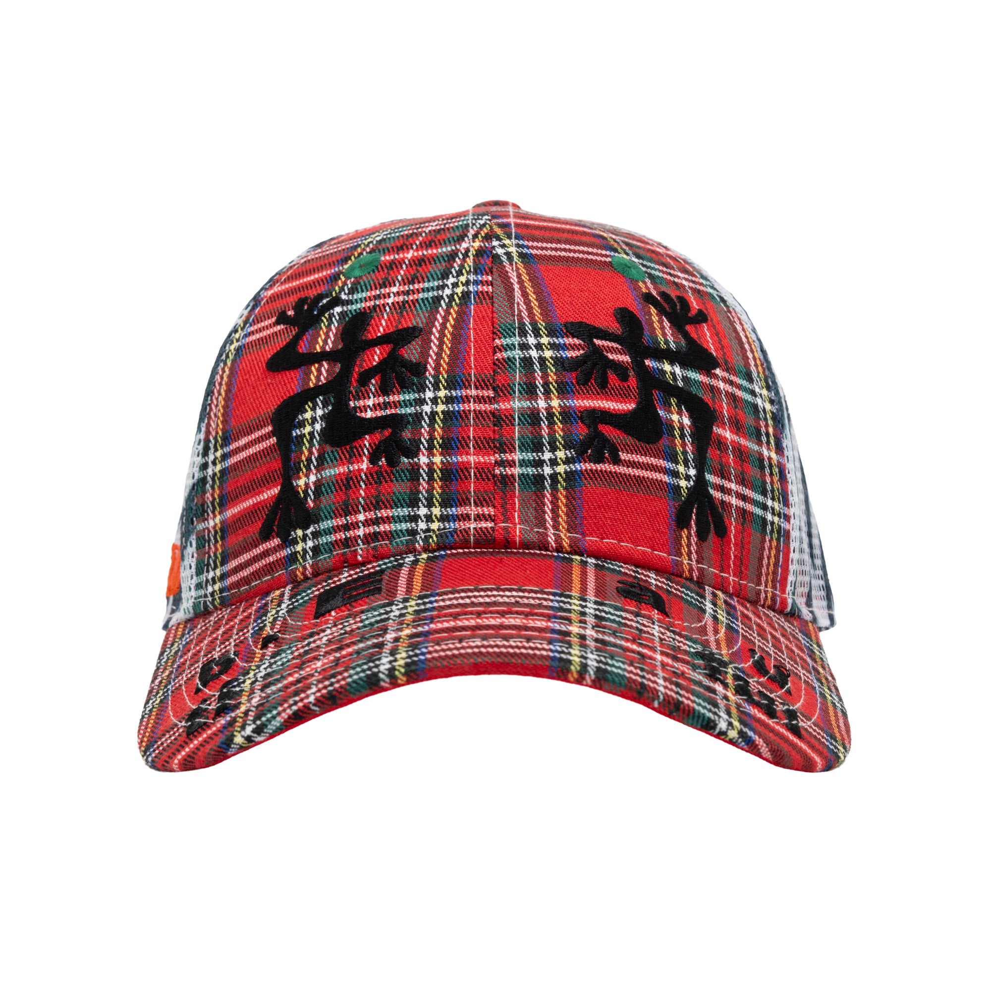 Biyu Hat | Red Plaid/Zebra