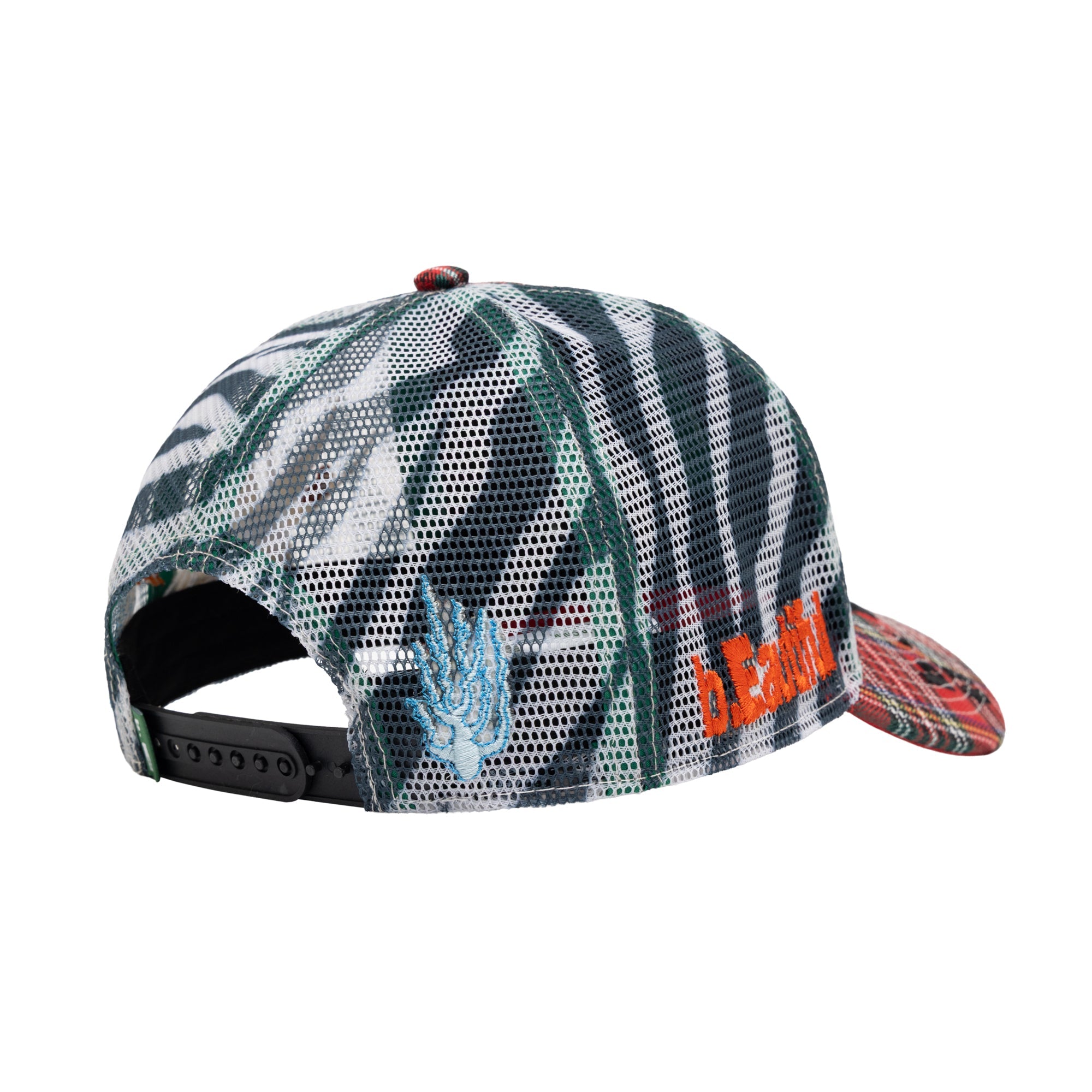 b.Eautiful Biyu Hat | Red Plaid/Zebra