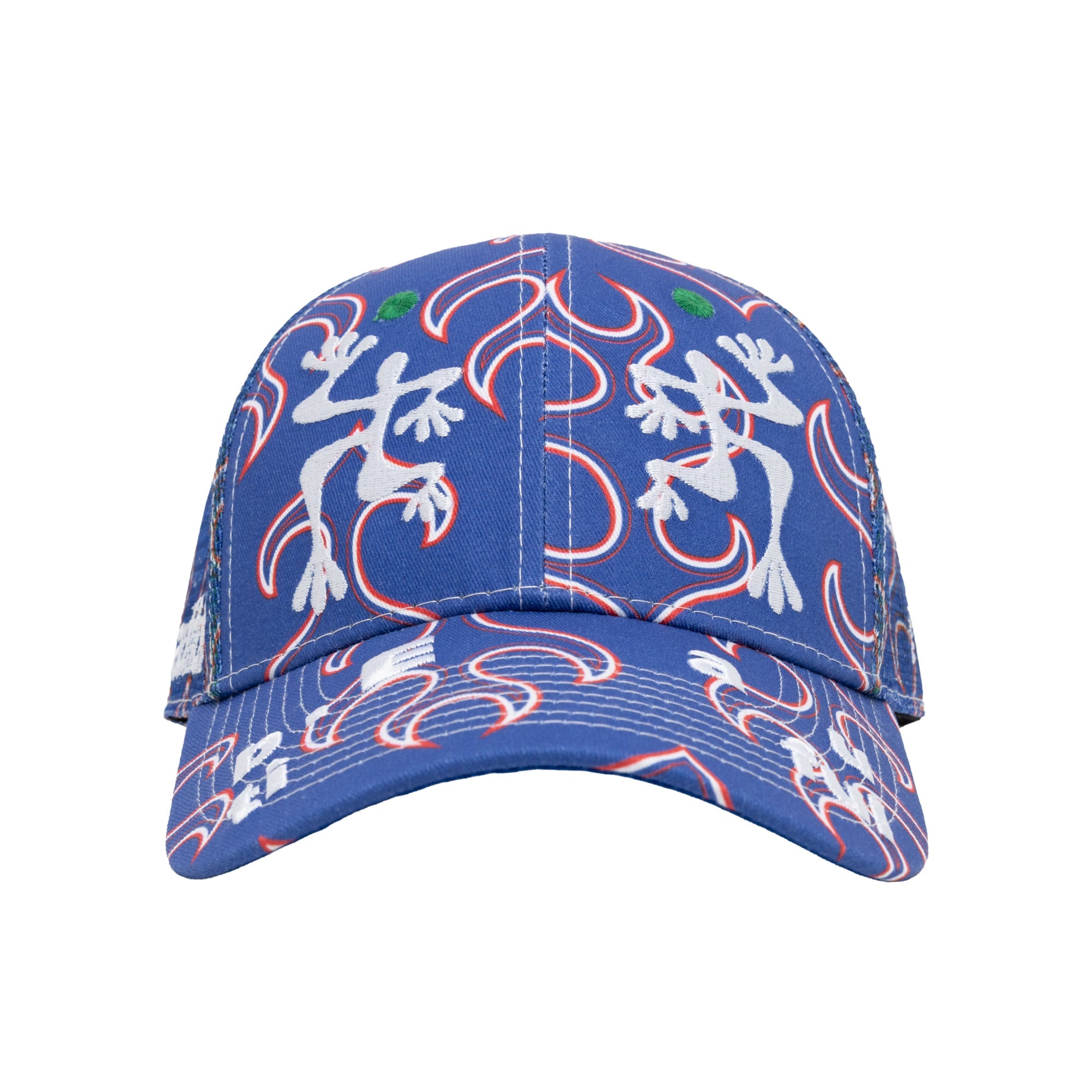 Biyu Hat | White Flame / Blue