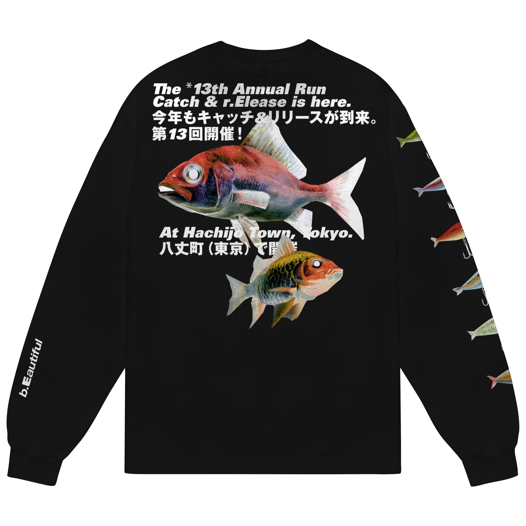 Catch & Release LS Shirt (Black)