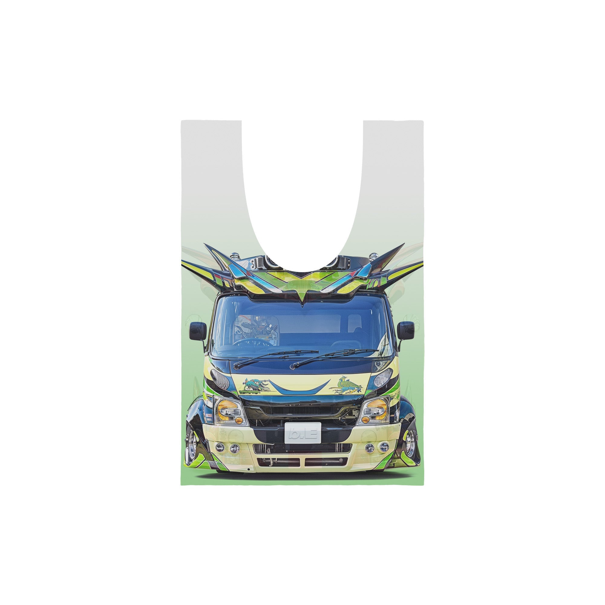 Dekotora Reusable Bag | Mini Purple / Green