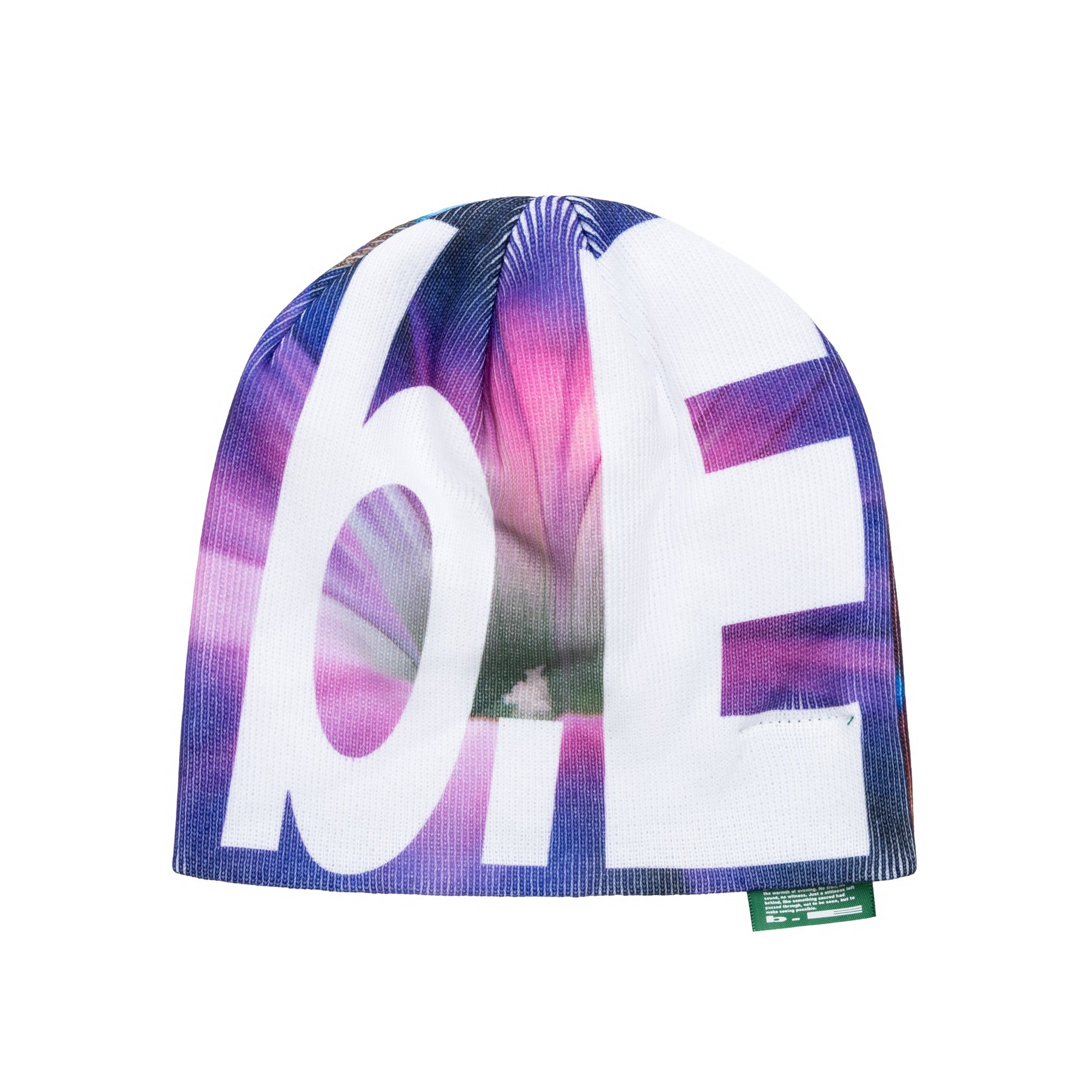 Fish Flower Beanie | Brown / Purple