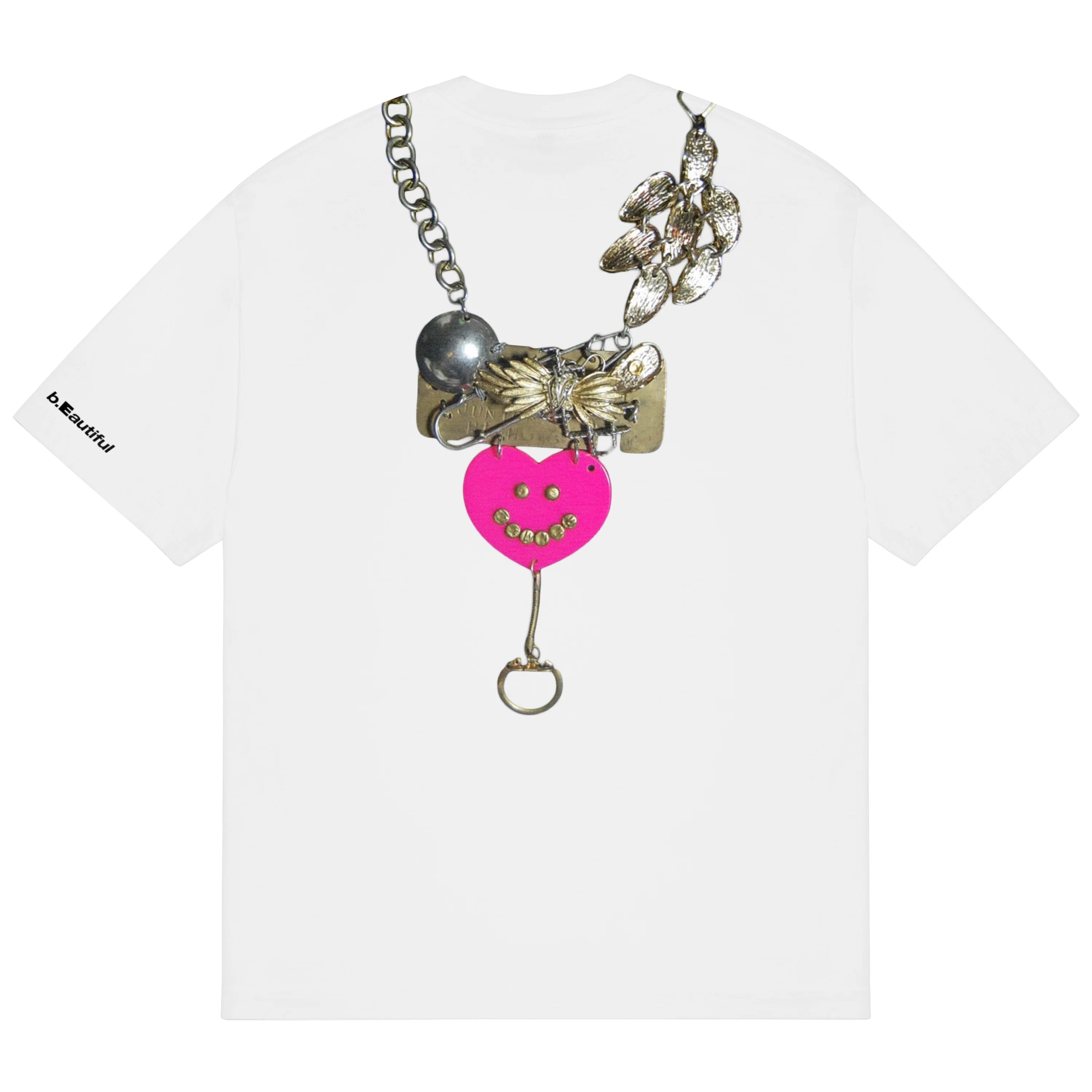 B.eautiful X Leo Gon’do Smile T-shirt | White
