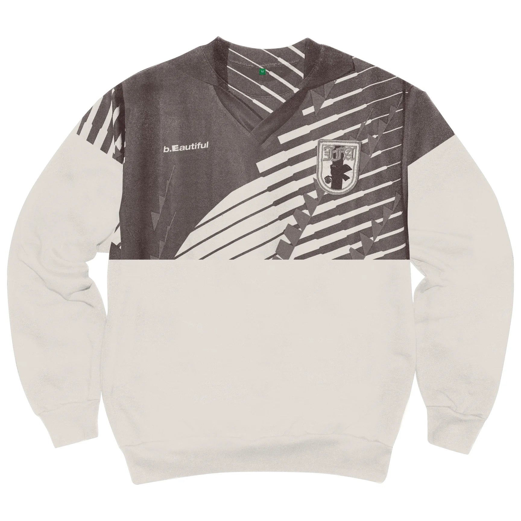 Soccer Jersey 2 Crewneck Sweatshirt (Creme)