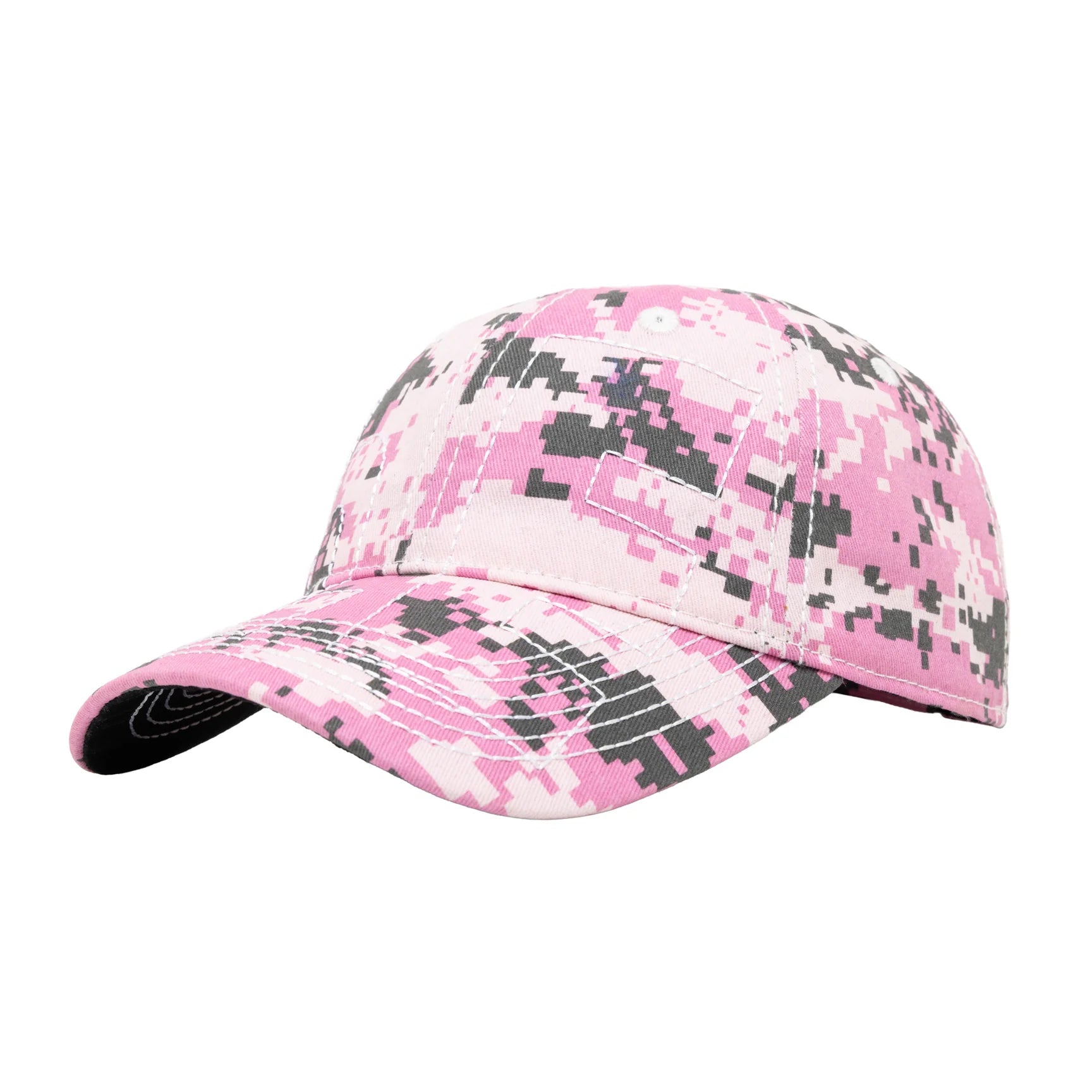 Vapor 6 Panel Hat (Pink Digicamo / White)