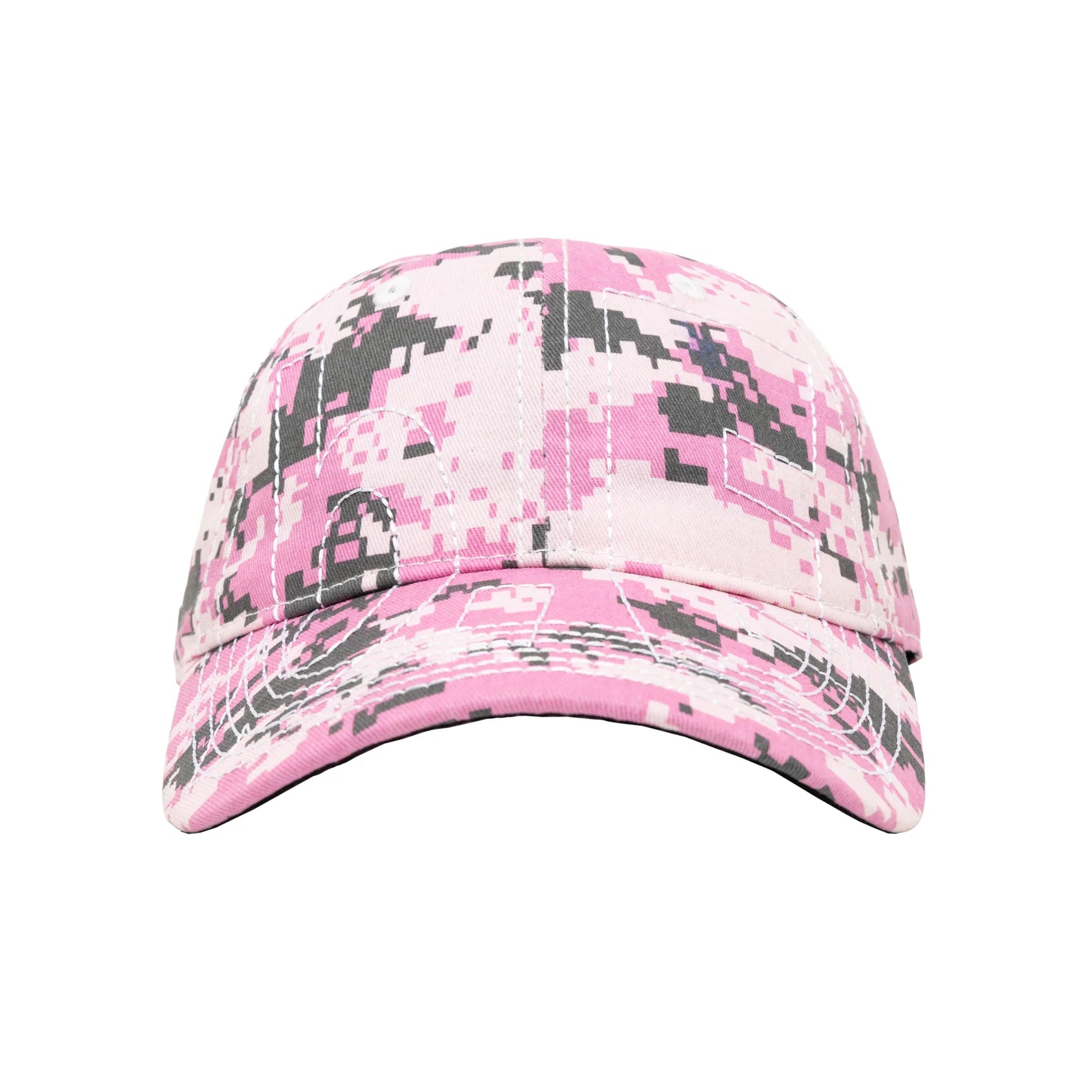 Vapor 6 Panel Hat (Pink Digicamo / White)