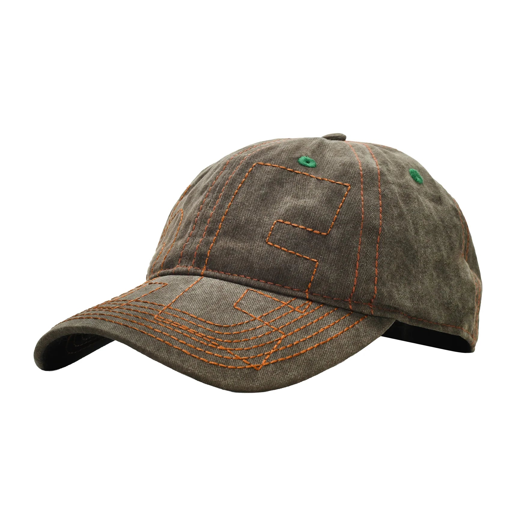 Vapor 6 Panel Hat (Washed Brown / Caramel)
