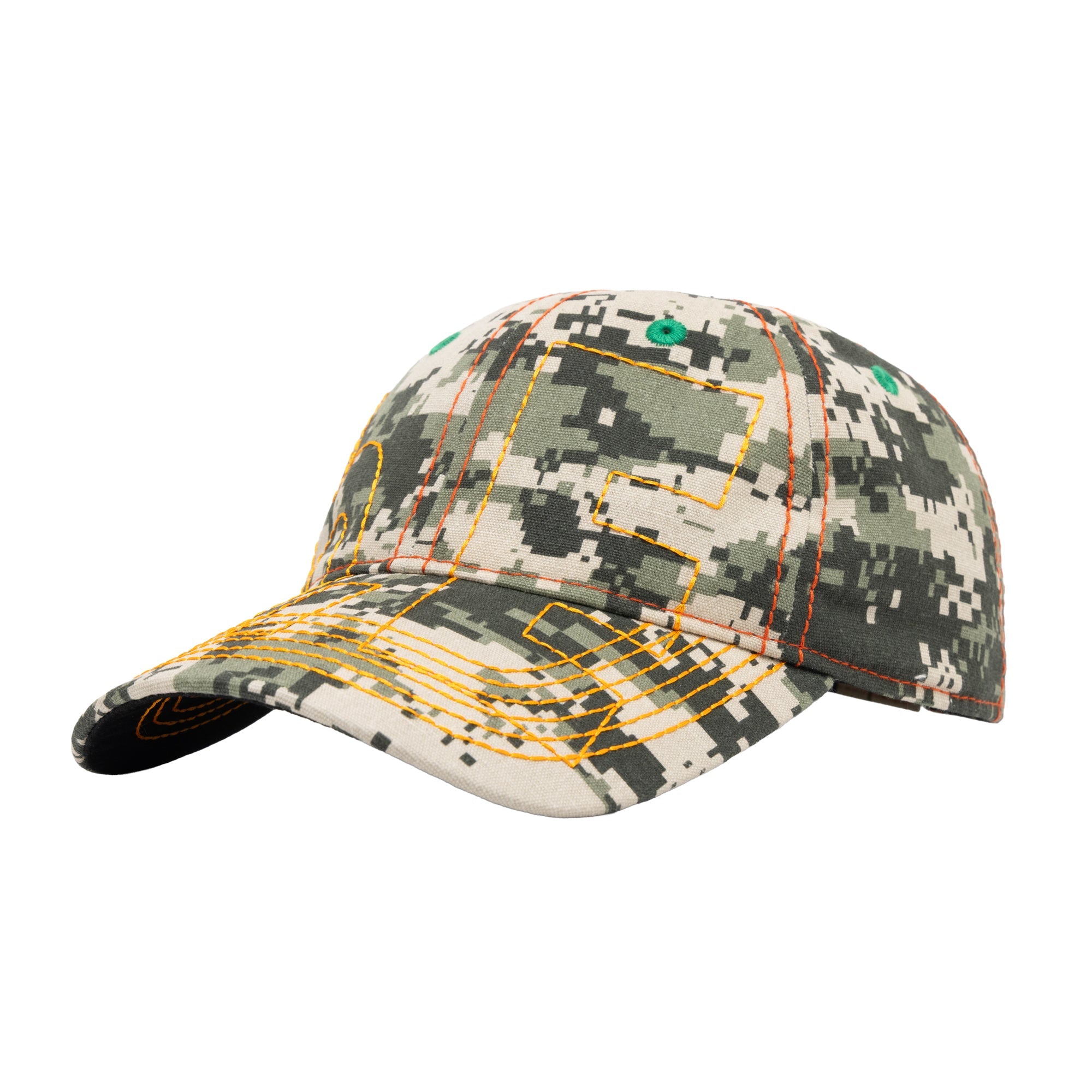 b.Eautiful Vapor 6 Panel Hat | White Leopard Mesh/Hot Pi