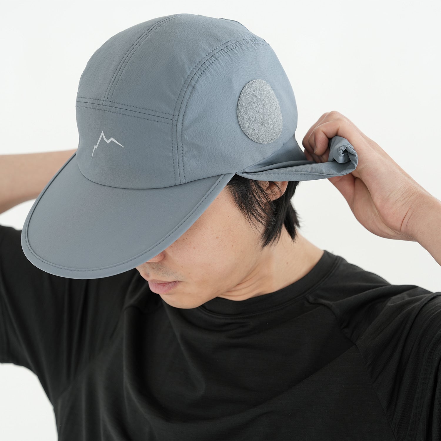 Solid Visor Cap | Blue Grey