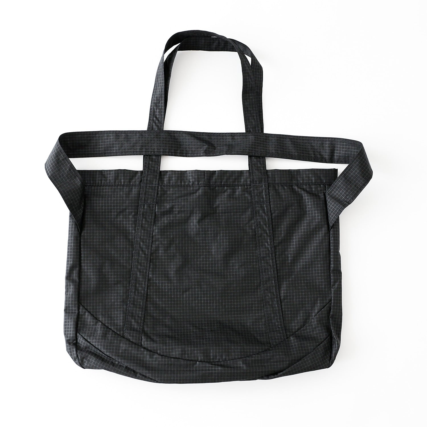 Trail Tote | Grid Black