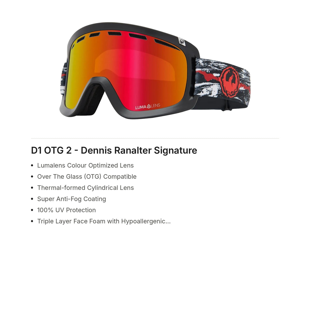 D1 OTG 2 - Dennis Ranalter Signature with Bonus Lens – Ranalter Signature 2026 (features)