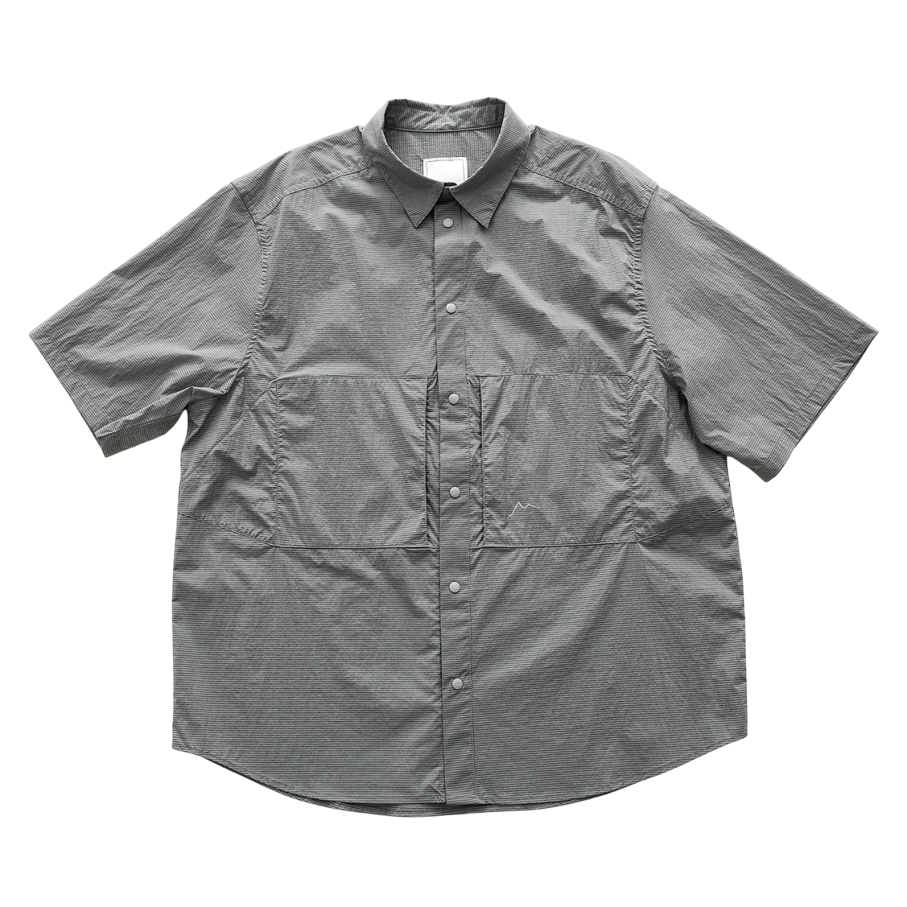 Chk 2pocket Short Sleeve Shirts | Dark Grey