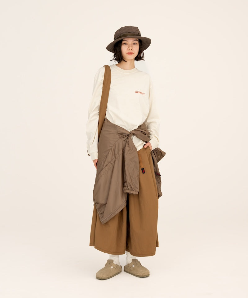 Nylon Flare Pant | Coyote