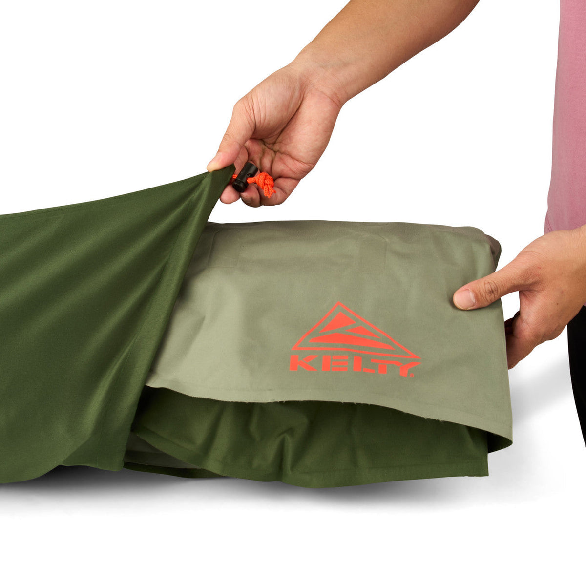 Lightweight TPU-laminated construction packs smaller, folds easier, and is more durable than traditional PVC airbeds