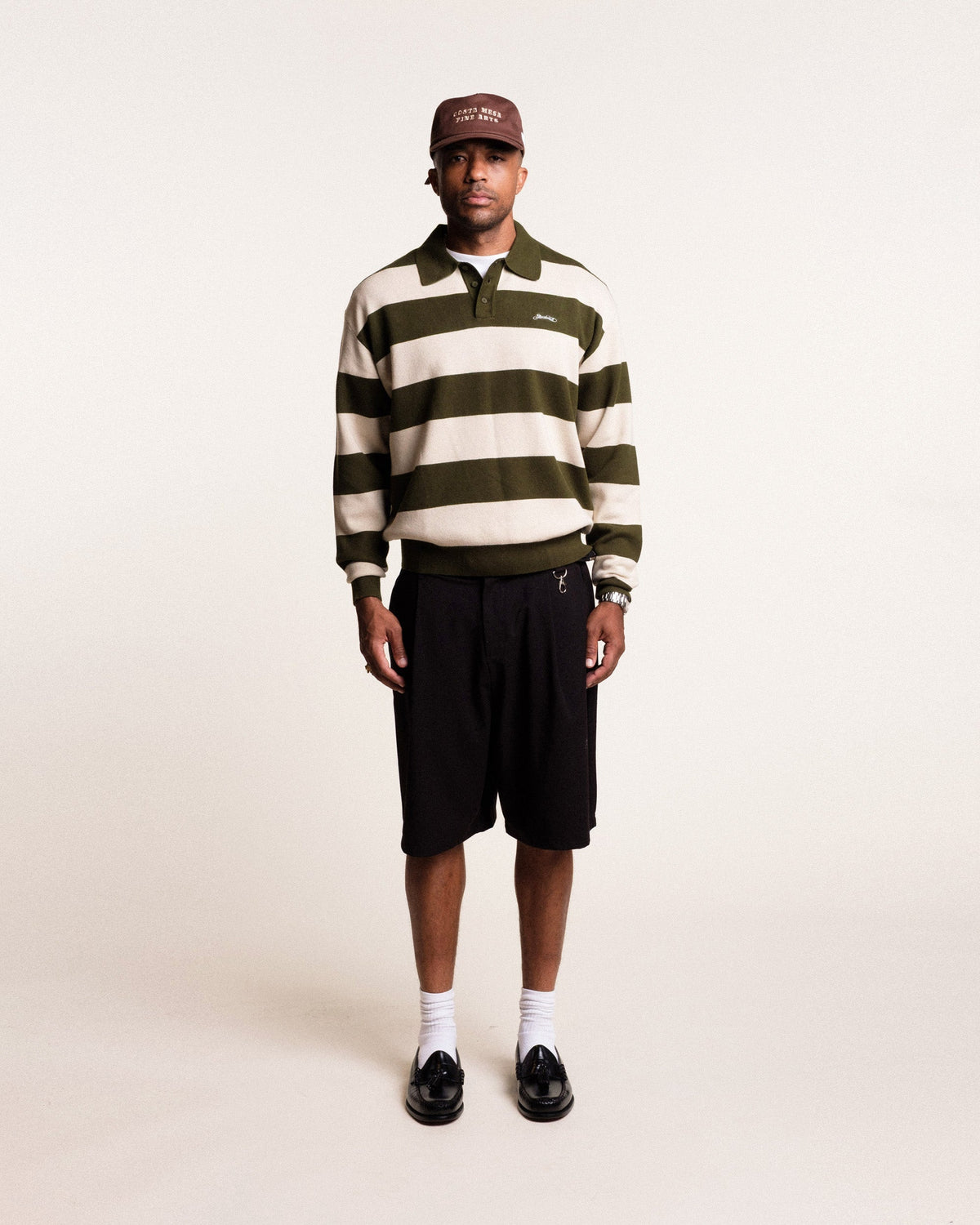 Whittier Knit L/S Polo Sweater